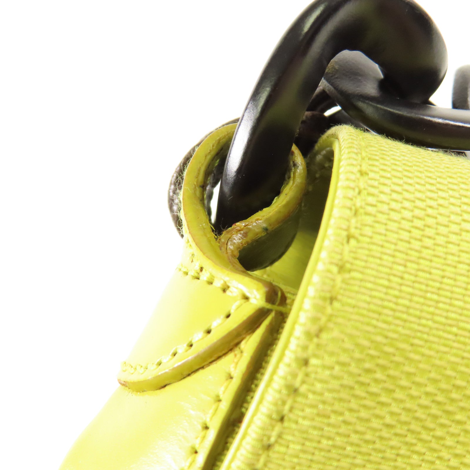 GUCCI GG SHW Shoulder Bag Canvas/Leather 0013820 Yellow