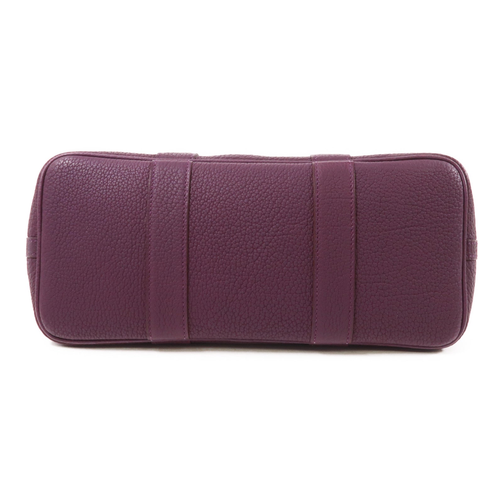 HERMES PHW Garden Party TPM Tote Bag Handbag Canvas Anemone