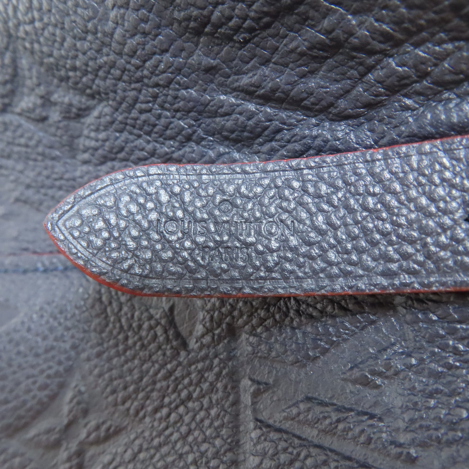 LOUIS VUITTON Monogram Empreinte Neo Noe金扣手挽肩背兩用袋深藍色