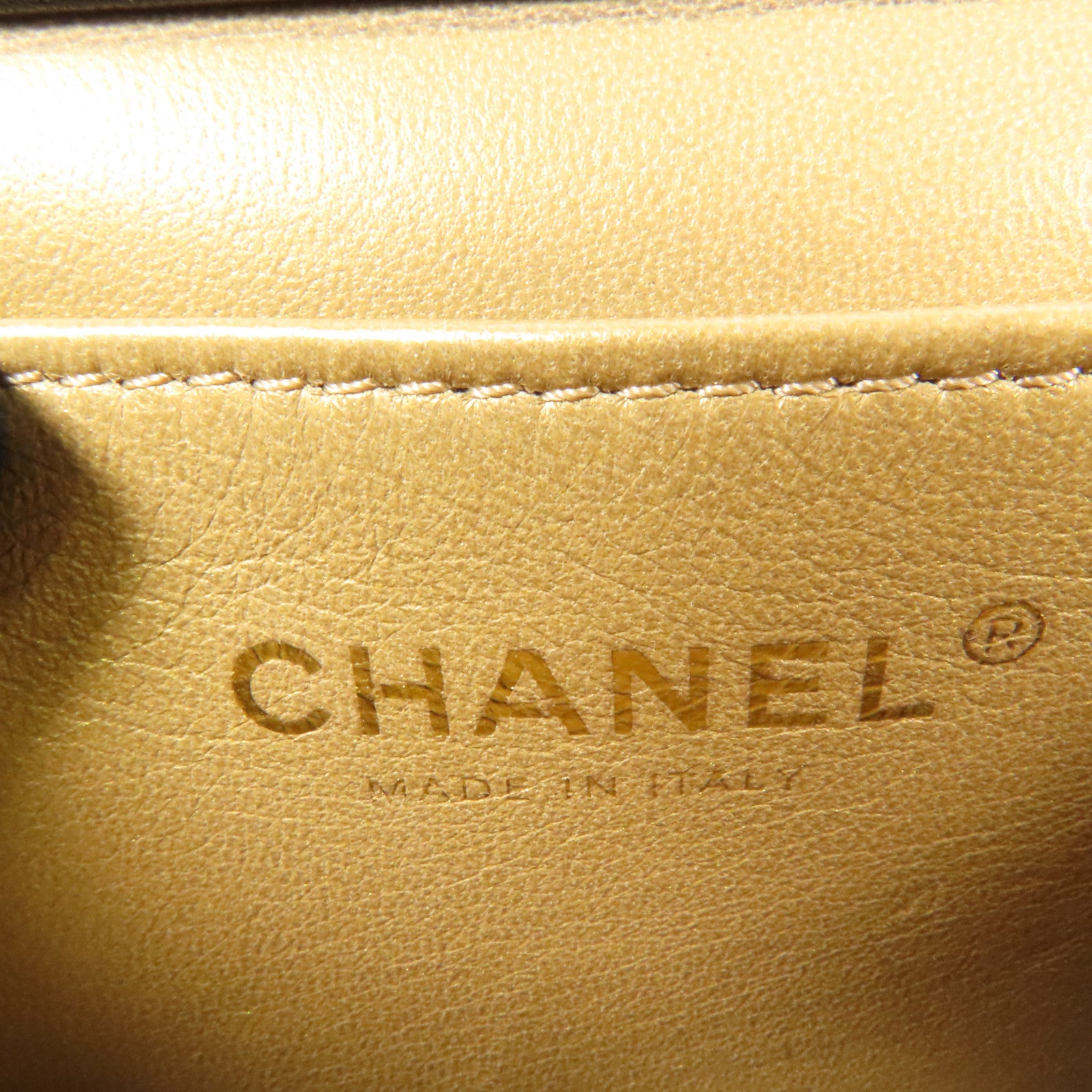 CHANEL 【激減優惠】牛皮皮革Chain Shoulder金扣肩背袋