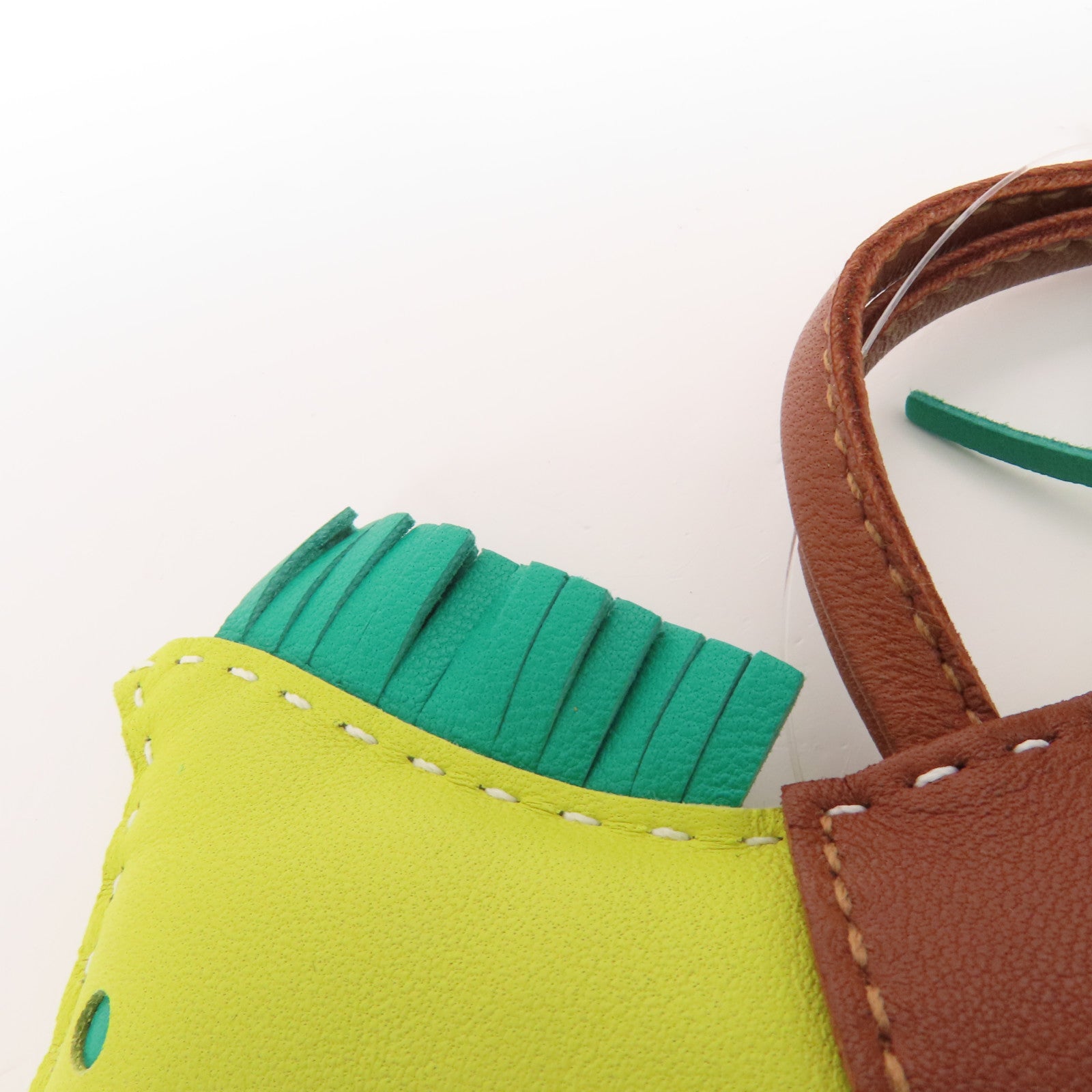 HERMES Milo皮革Rodeo MM掛飾