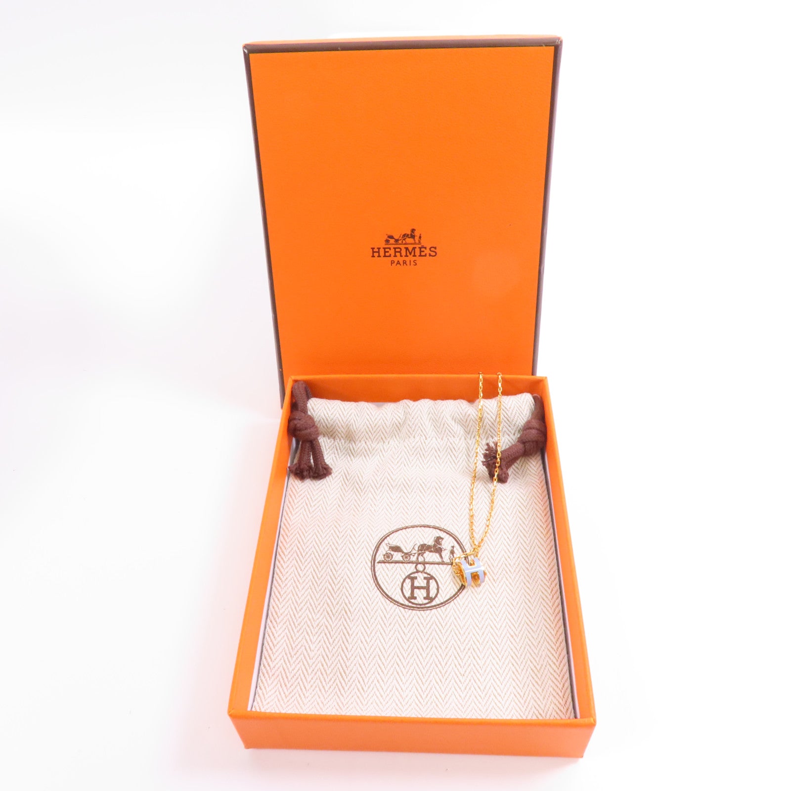 HERMES 金屬Pop H項鍊