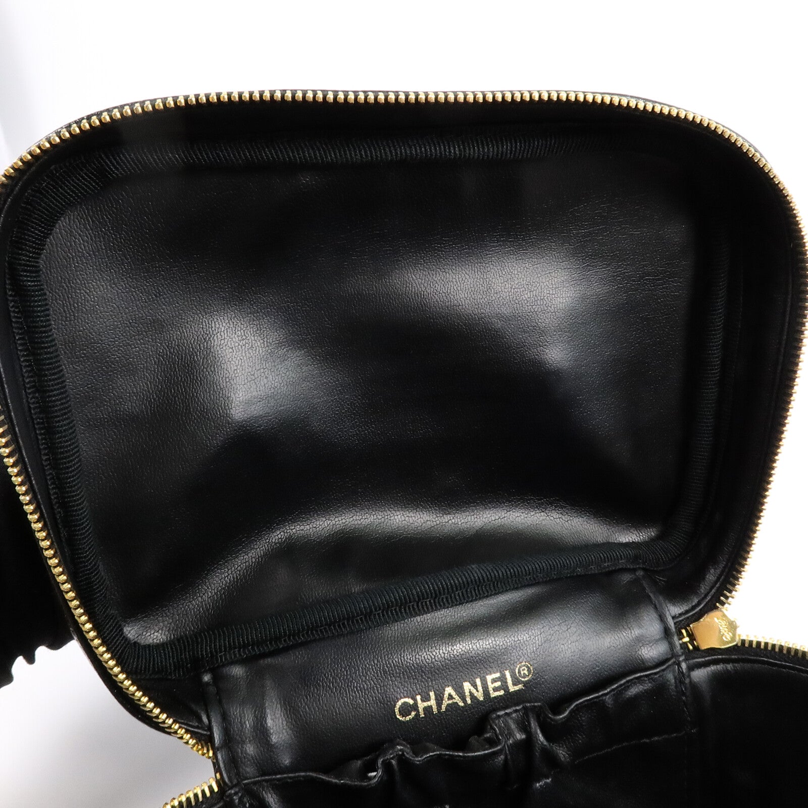 CHANEL 牛皮皮革Vintage Vanity手挽袋