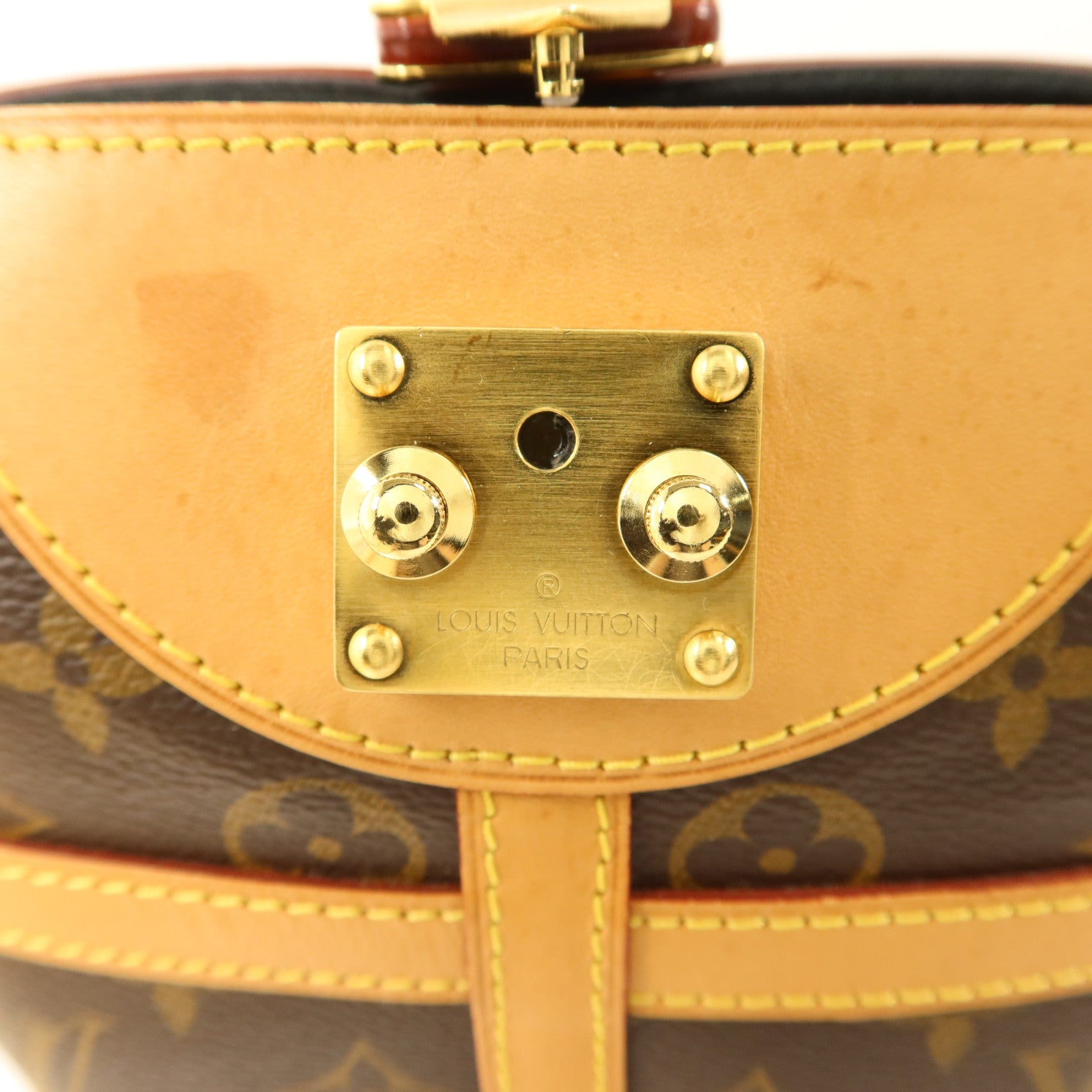 LOUIS VUITTON Monogram Duffle Bag金扣手挽肩背兩用袋