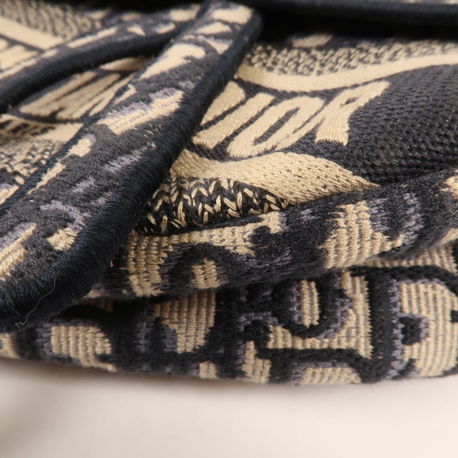 Dior 帆布Saddle金扣手挽肩背兩用袋