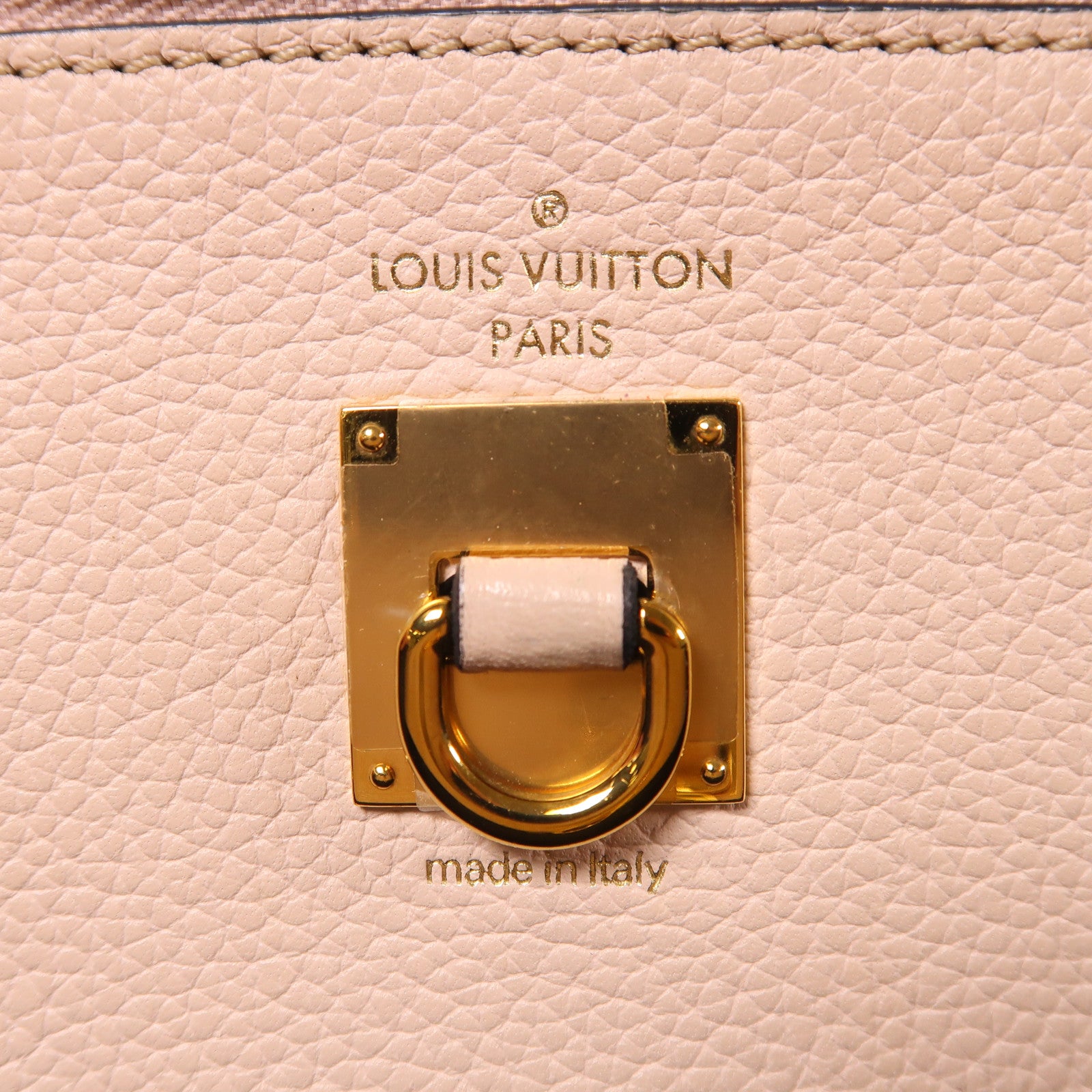 LOUIS VUITTON 牛皮皮革City Steamer MM金扣手挽肩背兩用袋