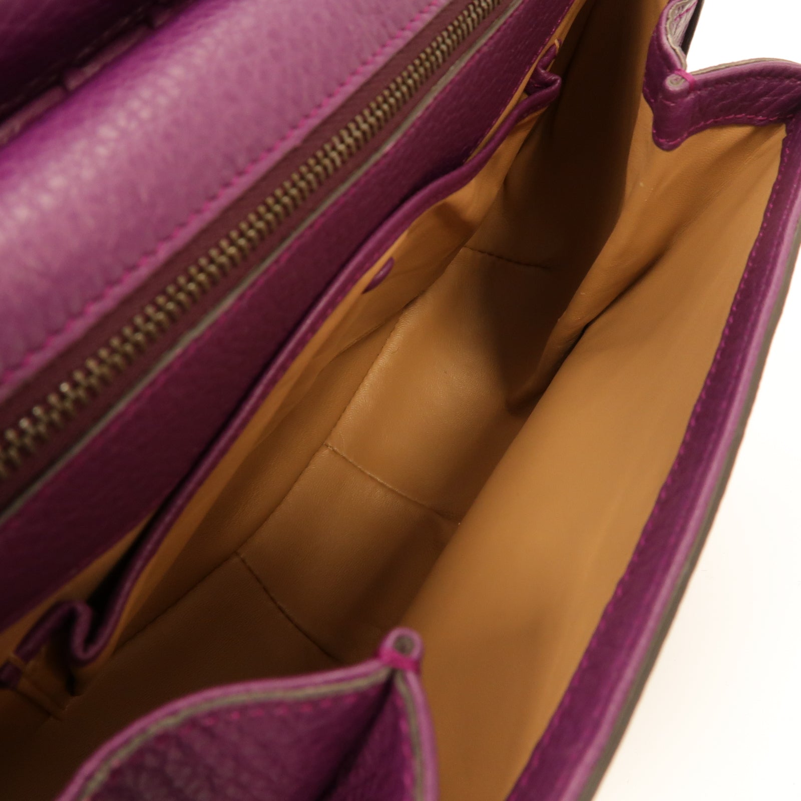 GUCCI **【激減優惠】牛皮皮革Shoulder Bag肩背袋紫色