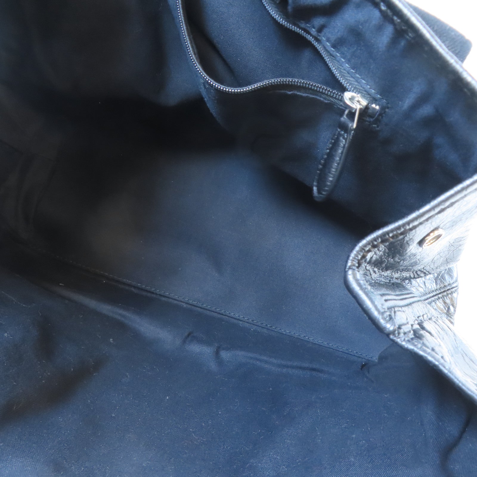 BALENCIAGA 牛皮皮革Cabas Tote Bag銀扣手挽袋黑色