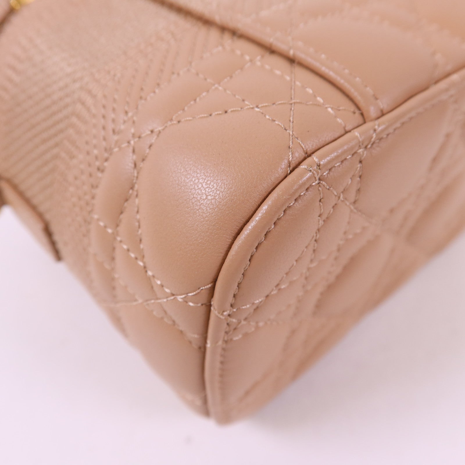 Dior 牛皮皮革Travel Vanity Case金扣手挽肩背兩用袋