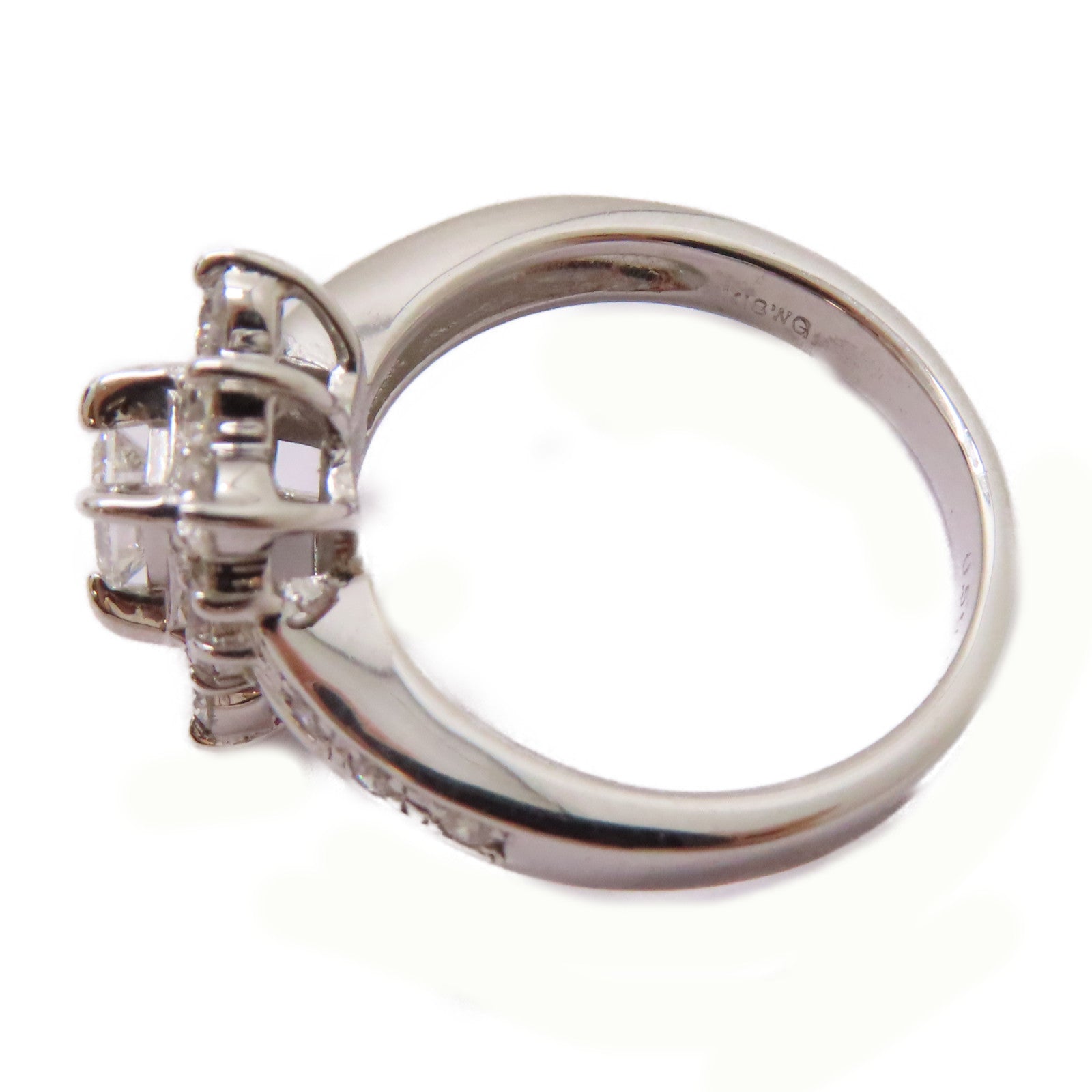 JEWELRY 【激減優惠】18K白金0.5ct鑽石/0.2ct鑽石Diamond Ring戒指US#5.25