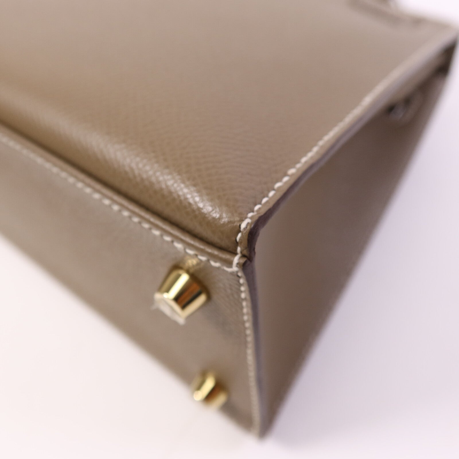 HERMES Epsom皮革Kelly 25金扣手挽肩背兩用袋
