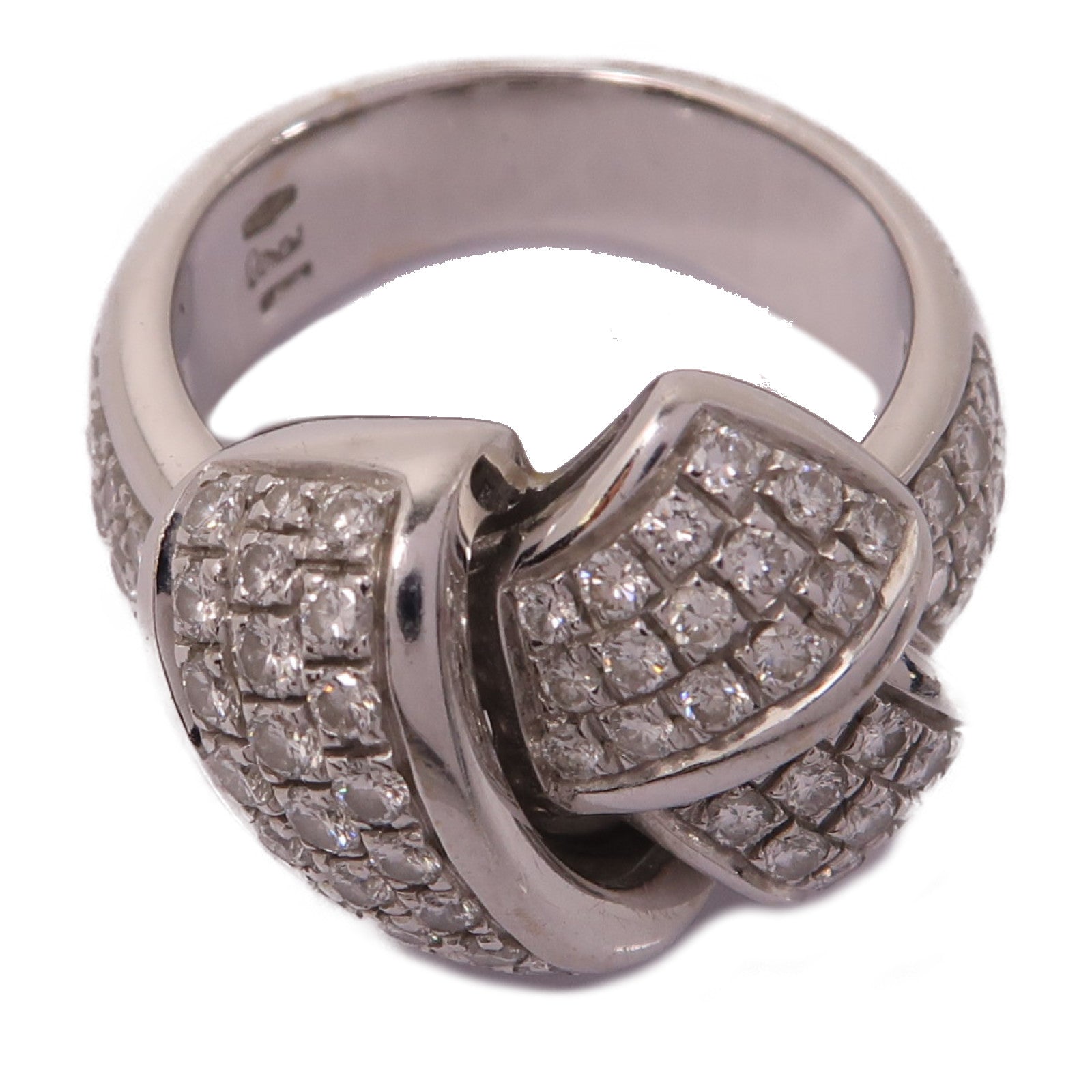 JEWELRY 【激減優惠】18K白金Diamond Ring鑽石戒指US#6
