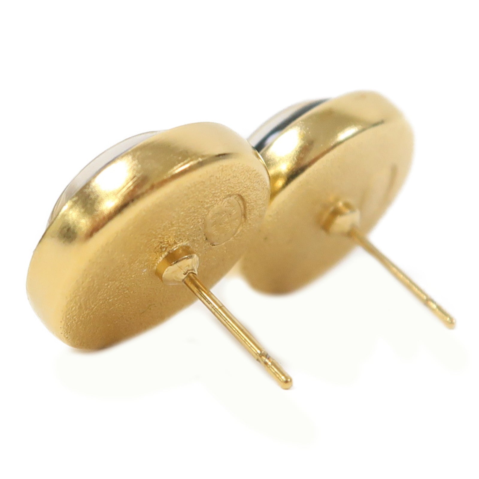 CHANEL 金屬Earrings耳環金色/黑色