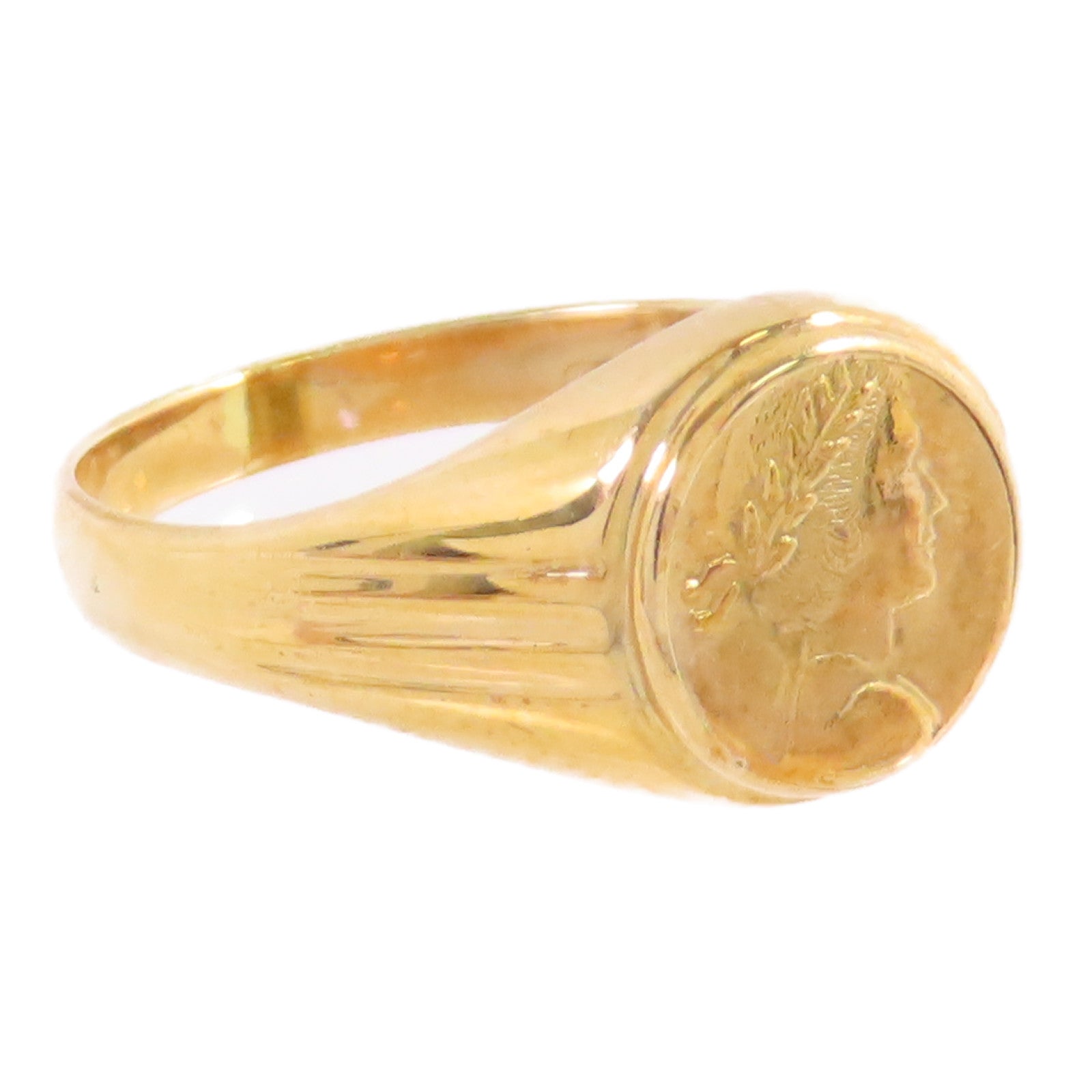 JEWELRY 14K黃金Gold Ring戒指US#4.75