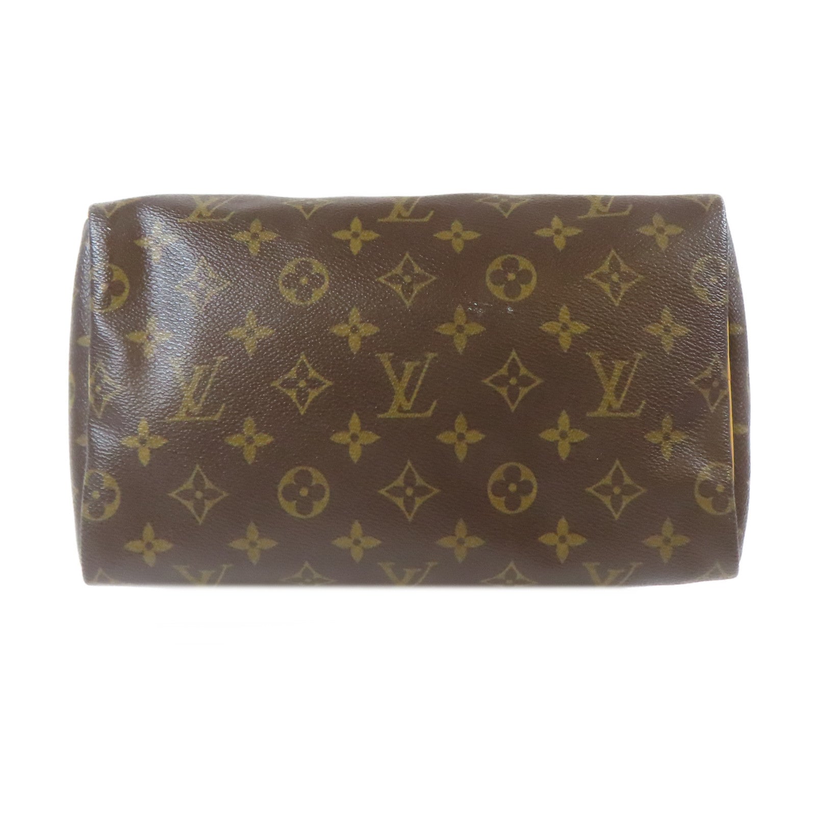 LOUIS VUITTON Monogram Speedy 25金扣手挽袋啡色