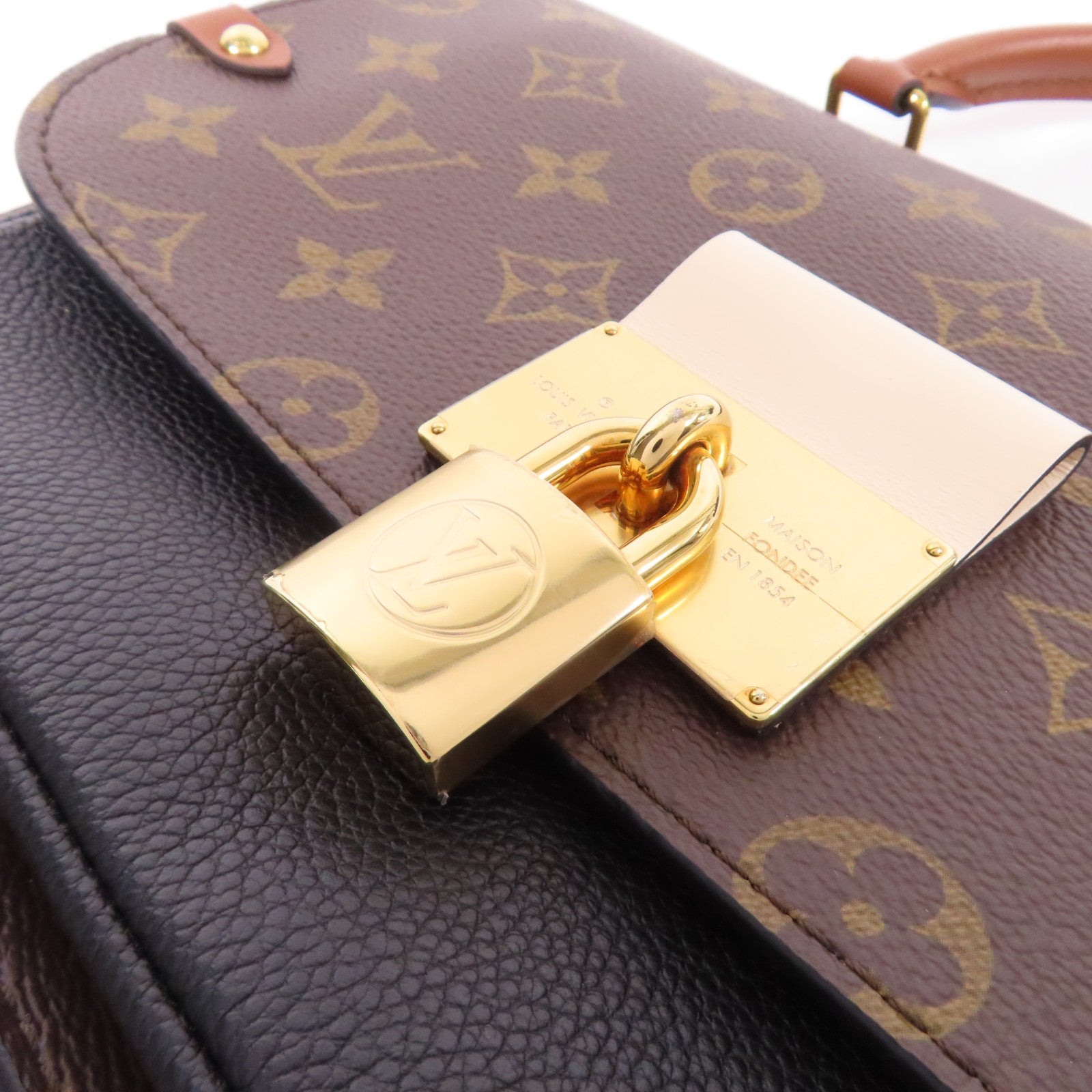 LOUIS VUITTON Monogram Vanguard金扣手挽肩背兩用袋