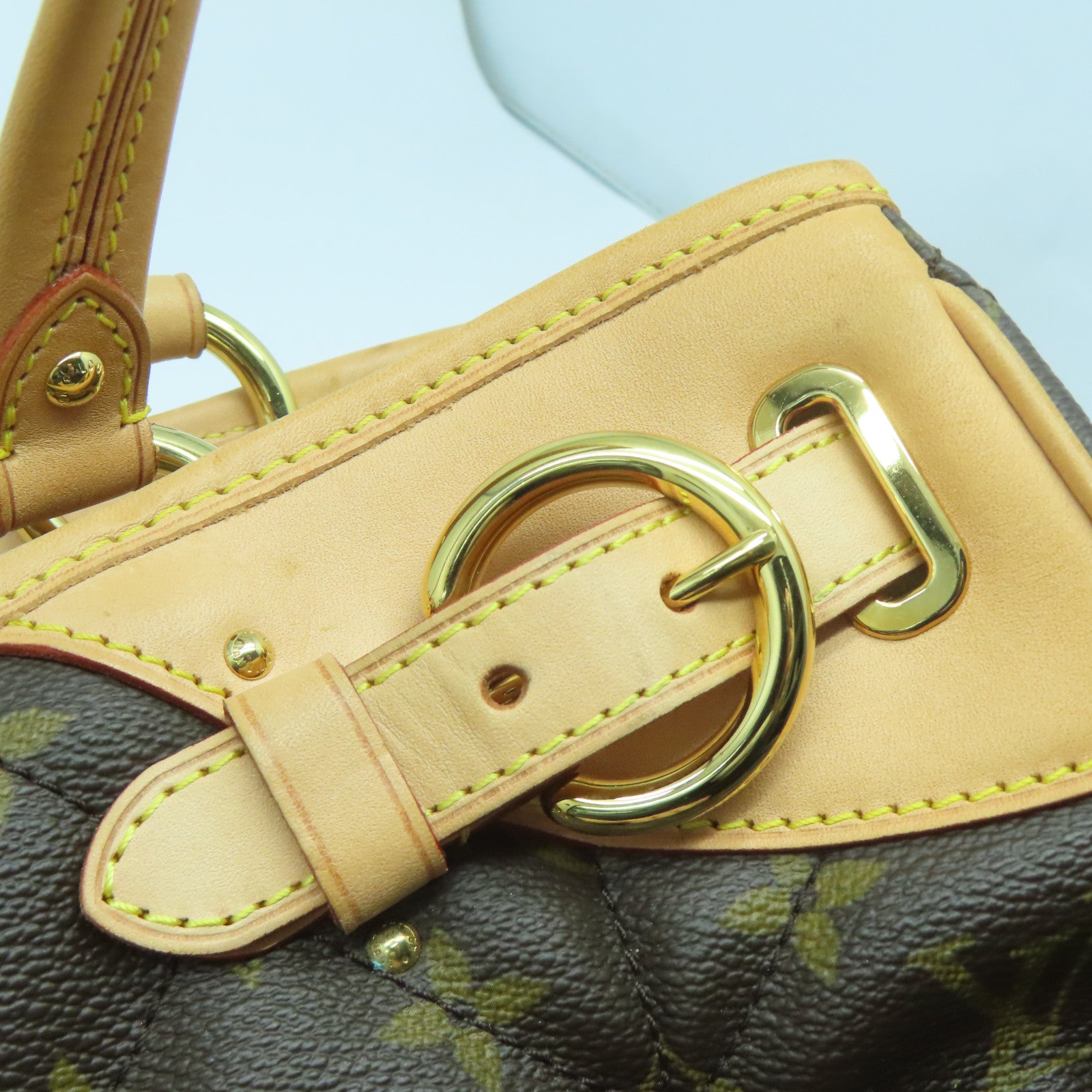 LOUIS VUITTON Monogram Etoile Shopper金扣肩背袋啡色