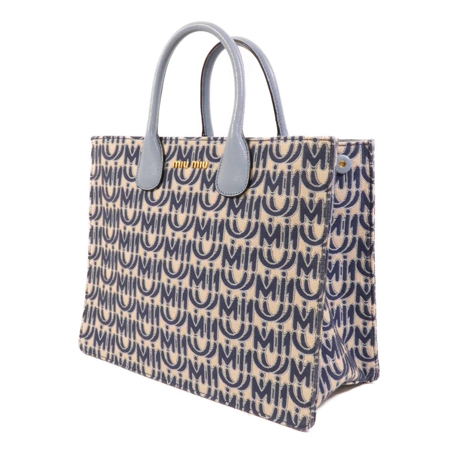 Miu Miu 帆布2way Shoulder手挽肩背兩用袋