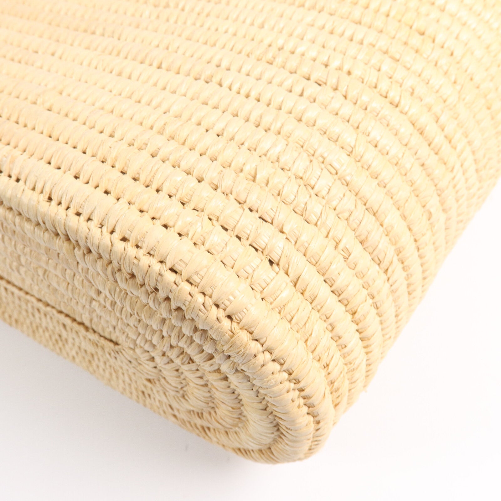 LOEWE 酒椰/皮革Raffia Small Square Basket肩背袋
