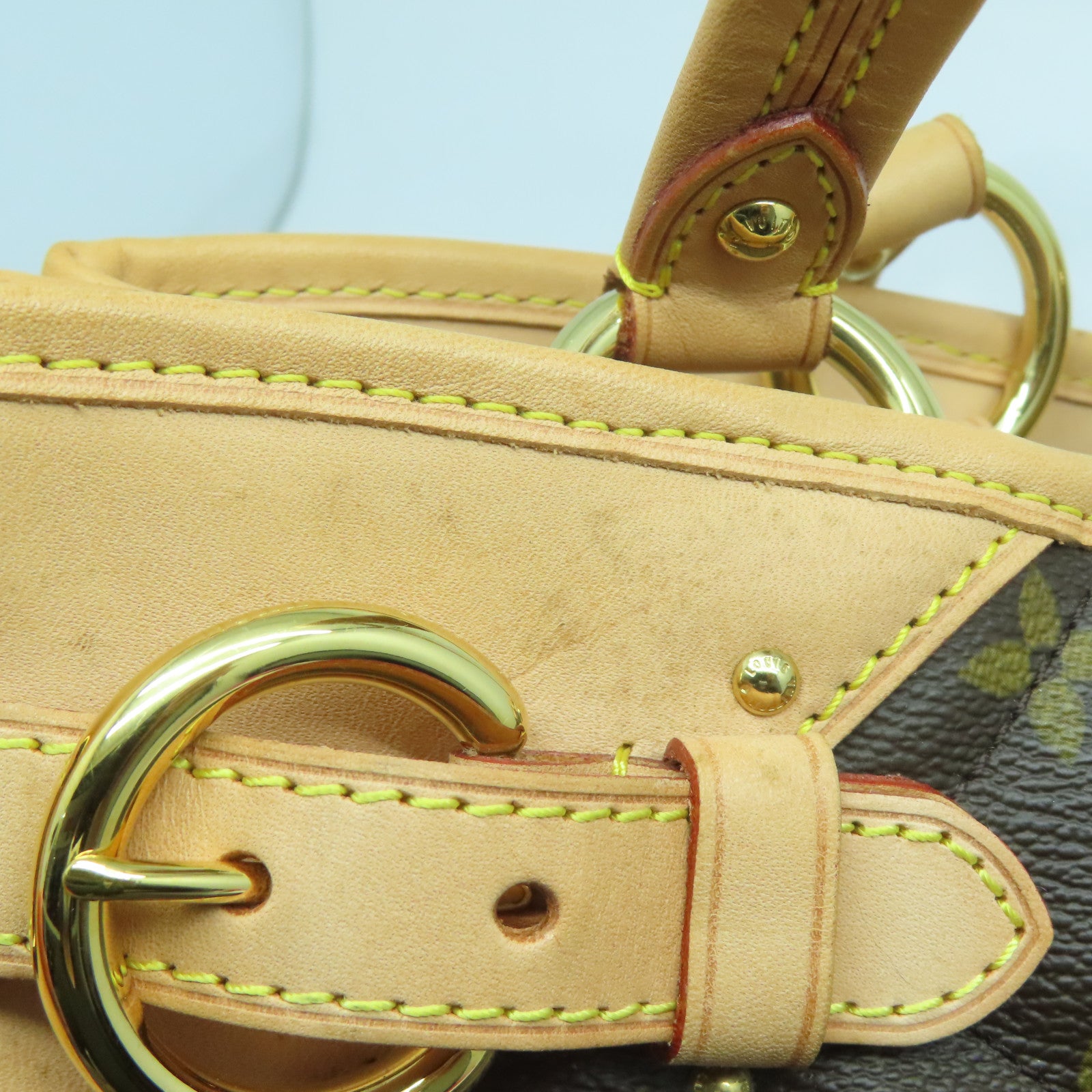 LOUIS VUITTON Monogram Etoile Shopper金扣肩背袋啡色