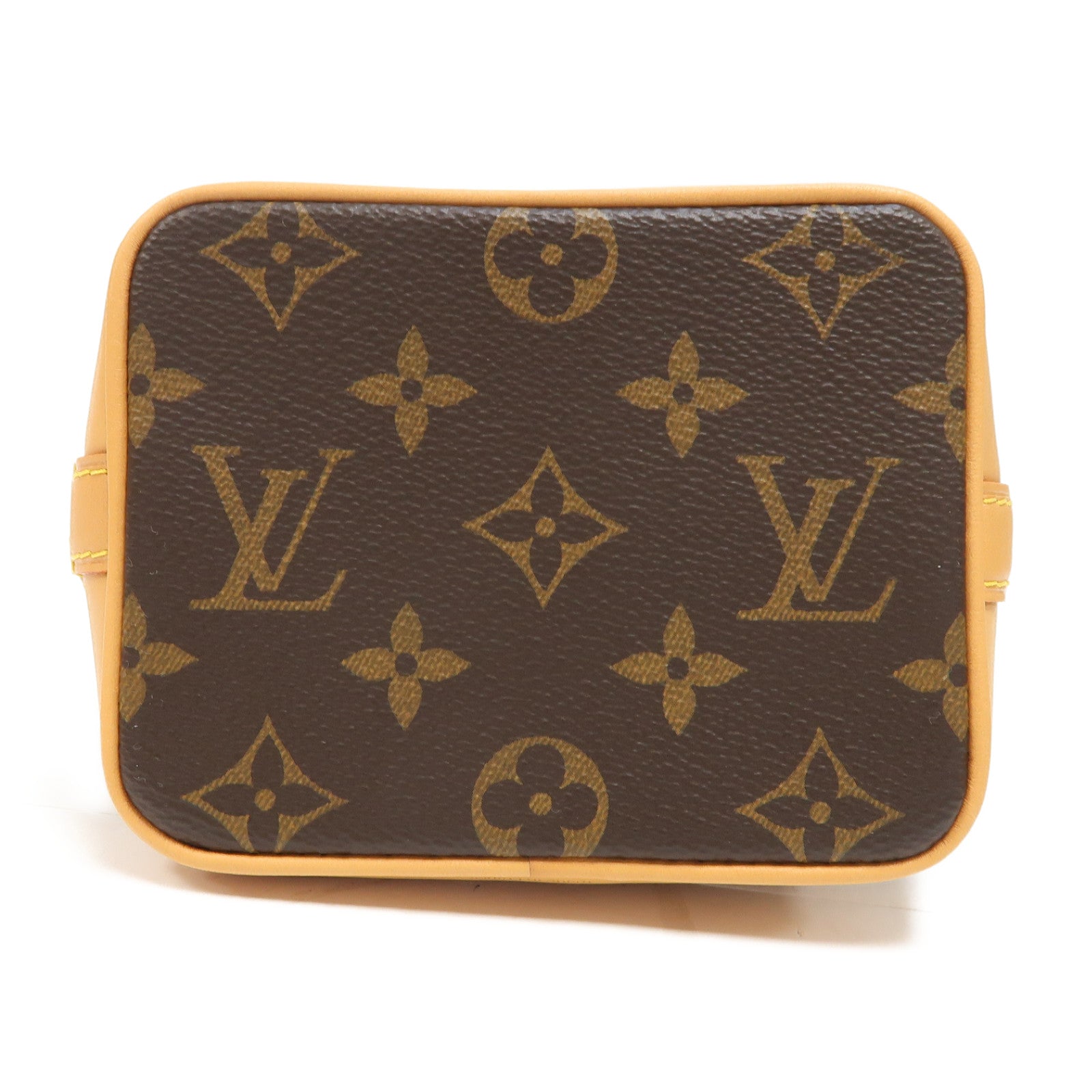 LOUIS VUITTON Monogram Nano Noe金扣手挽肩背兩用袋啡色