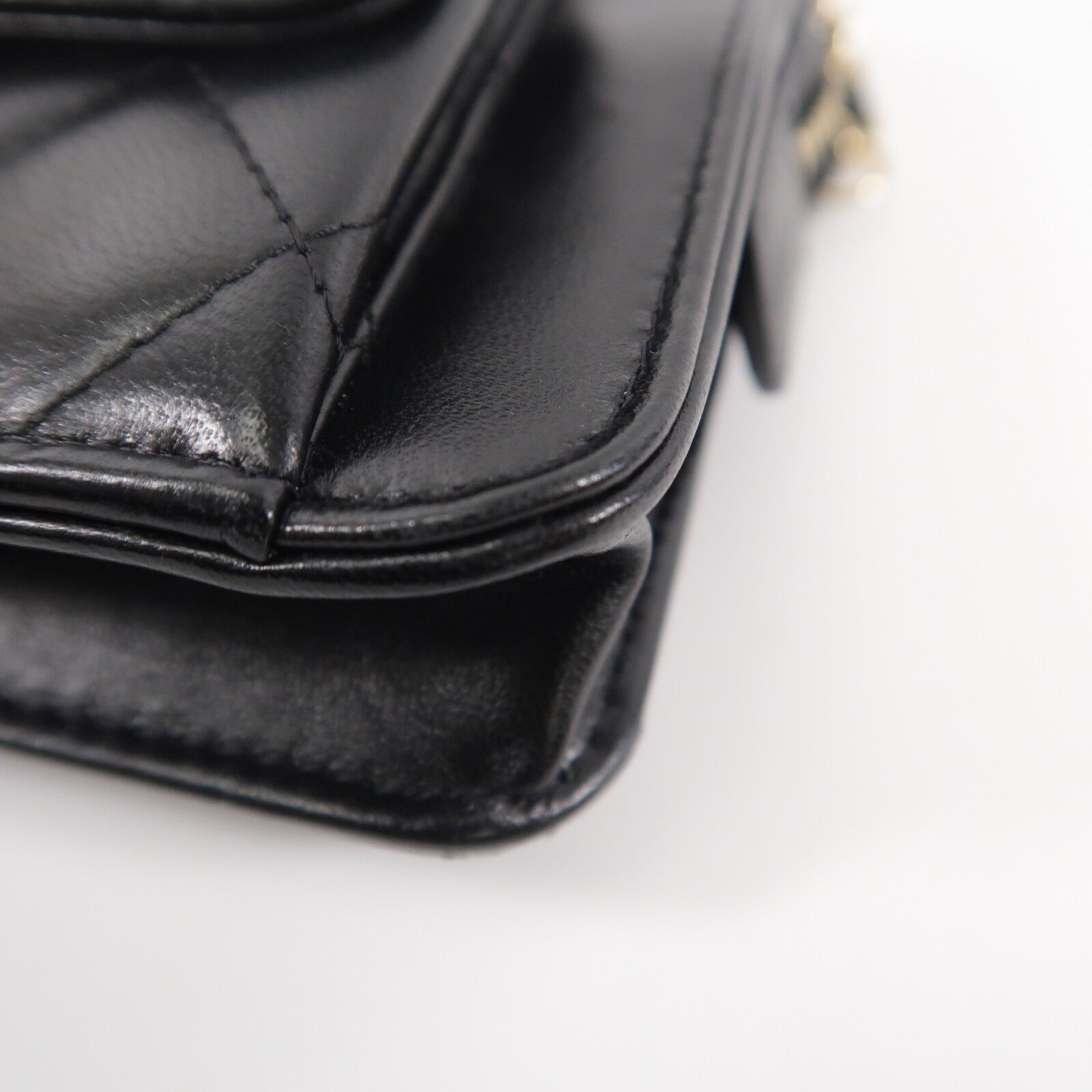 CHANEL 牛皮皮革Chain Shoulder鏈帶肩背袋