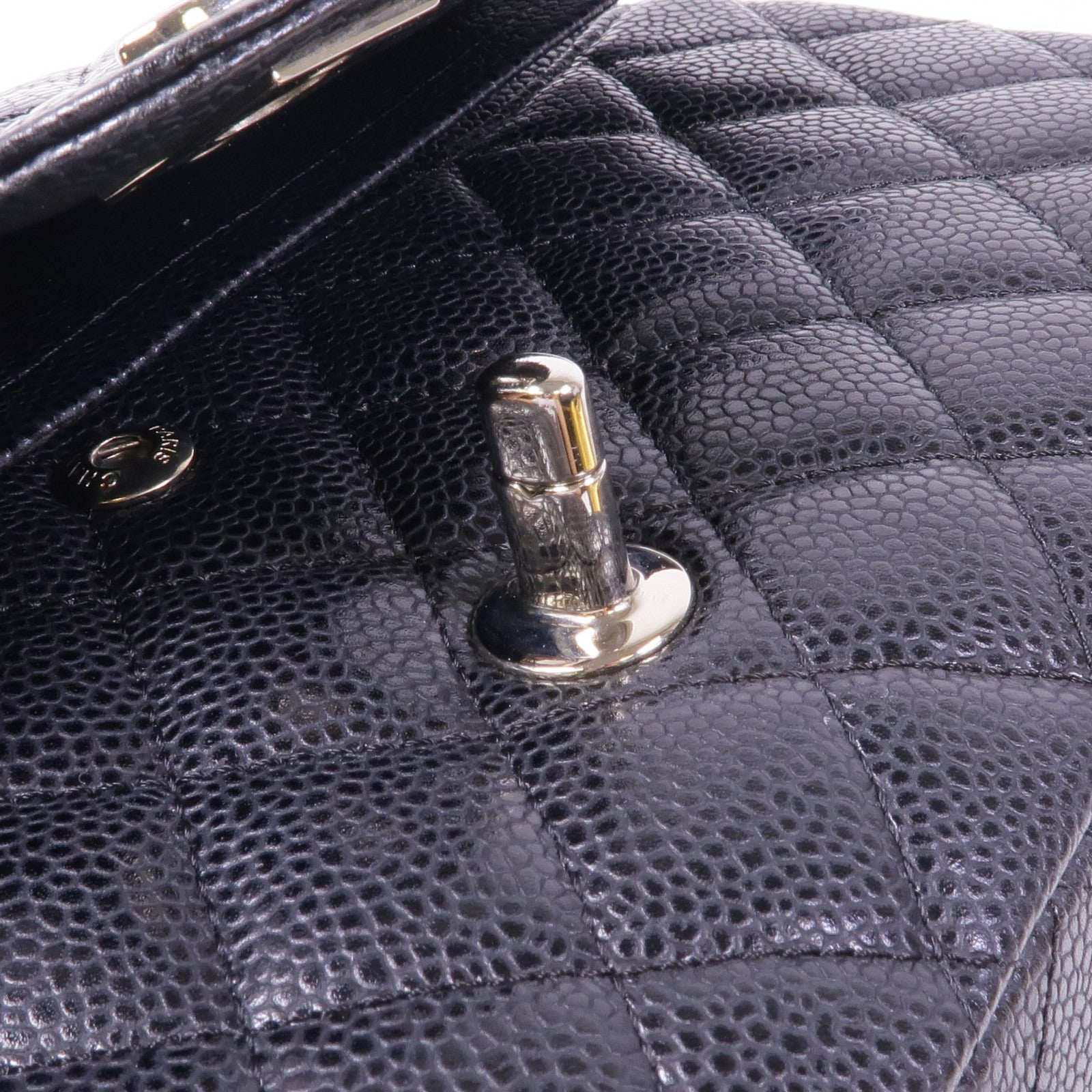 CHANEL 牛皮皮革Classic 25銀扣鏈帶肩背袋