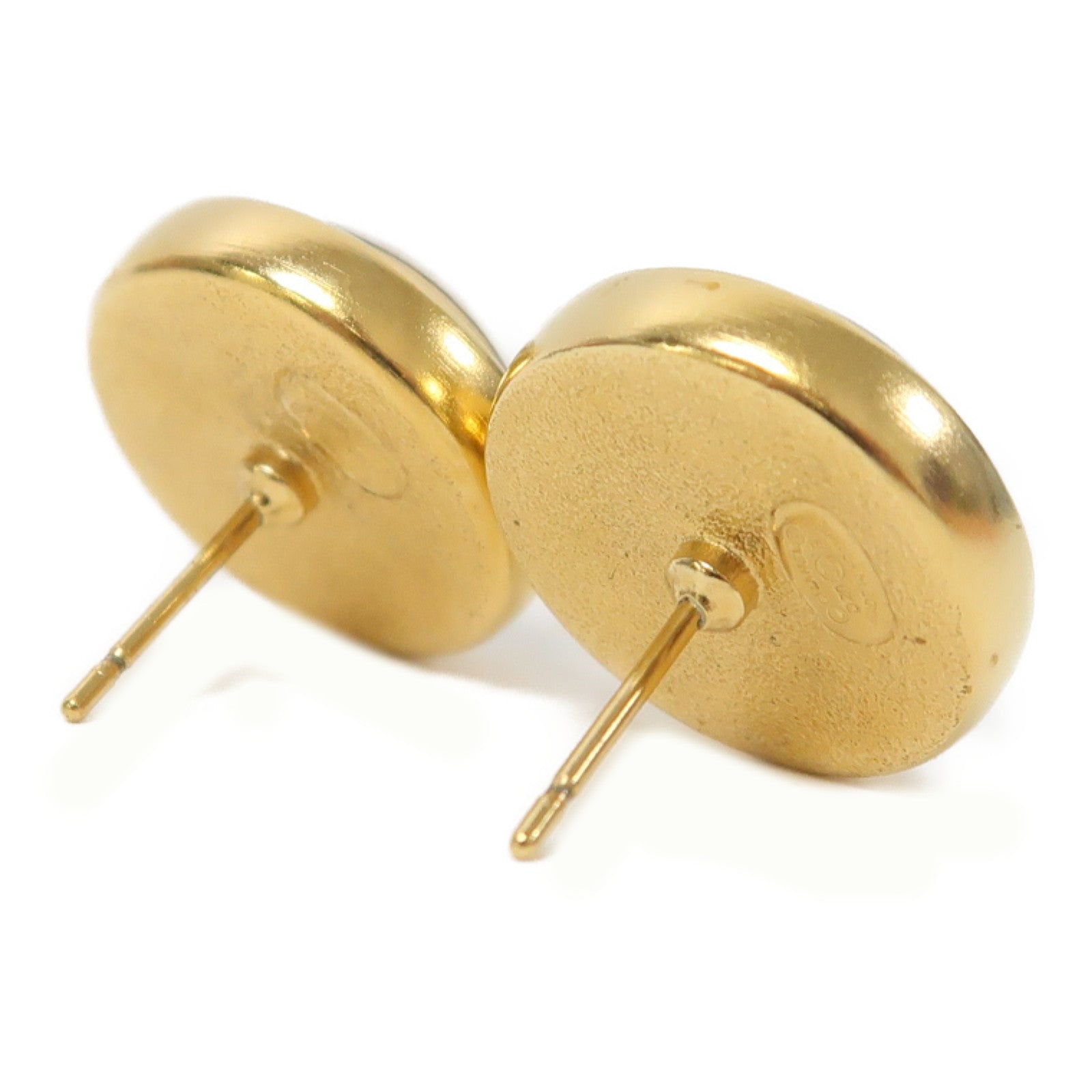 CHANEL 金屬Earrings耳環金色/黑色
