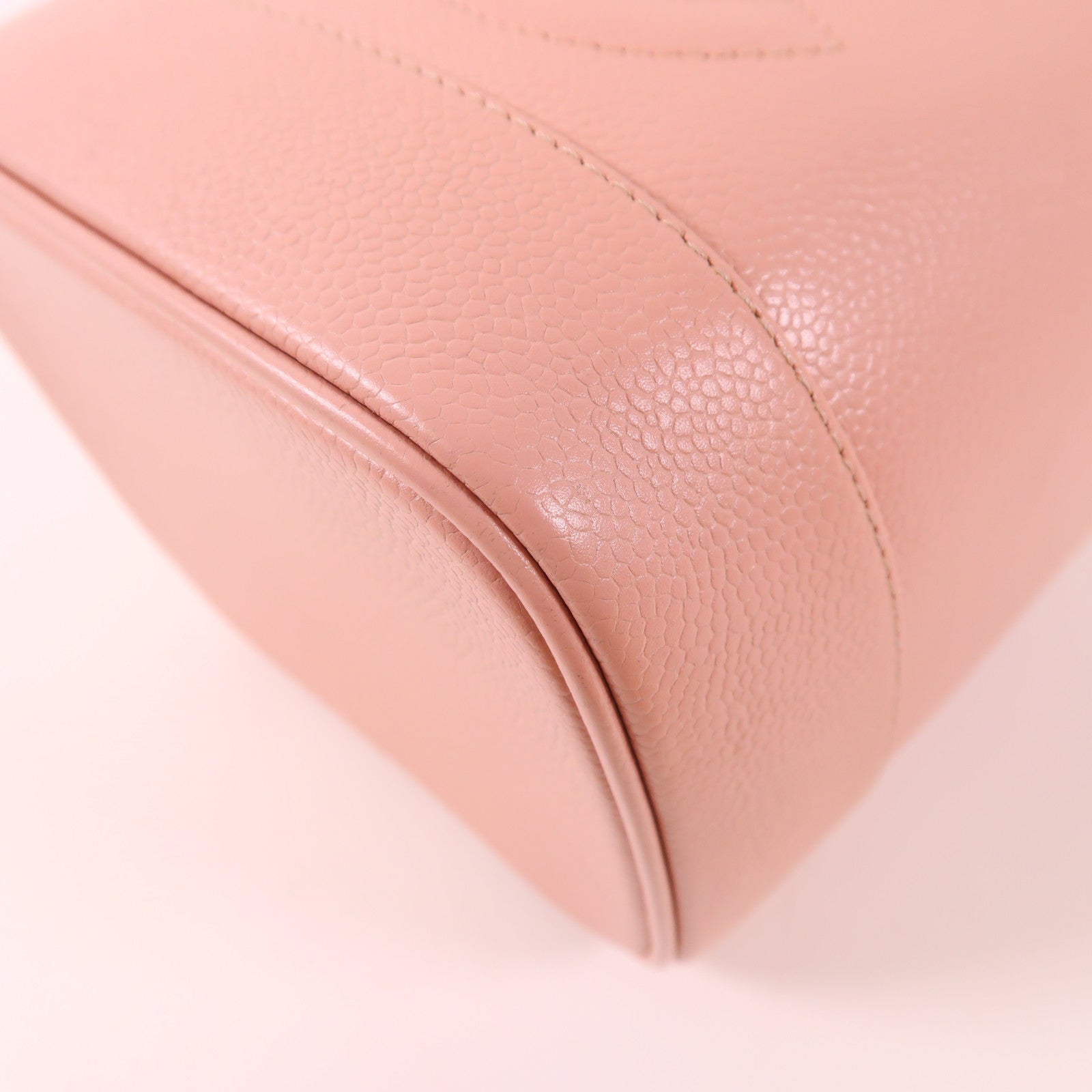 CHANEL 牛皮皮革Vintage Vanity Bag金扣手挽袋