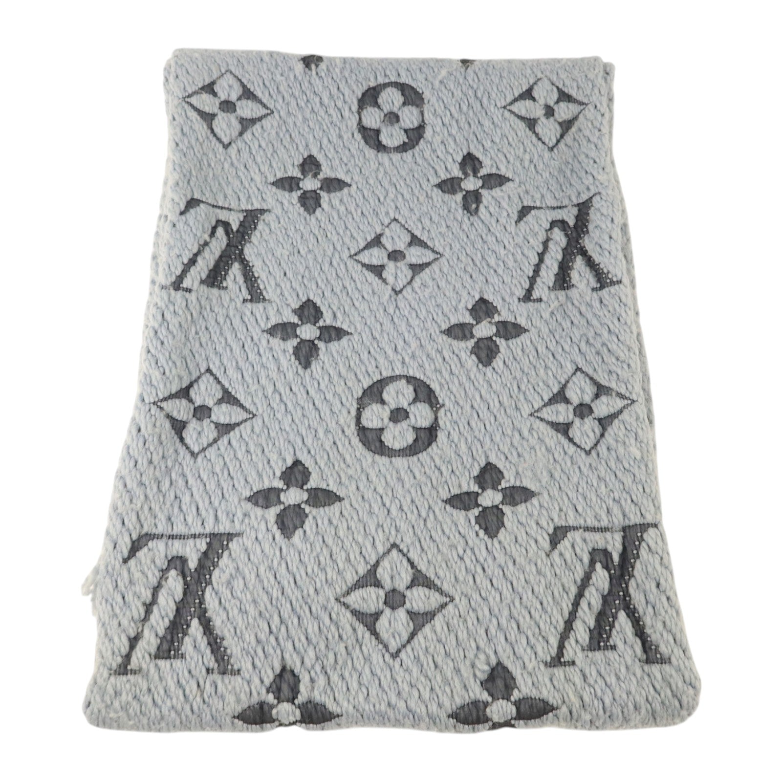 LOUIS VUITTON 羊毛/絲巾Escharp Logomania Muffler圍巾