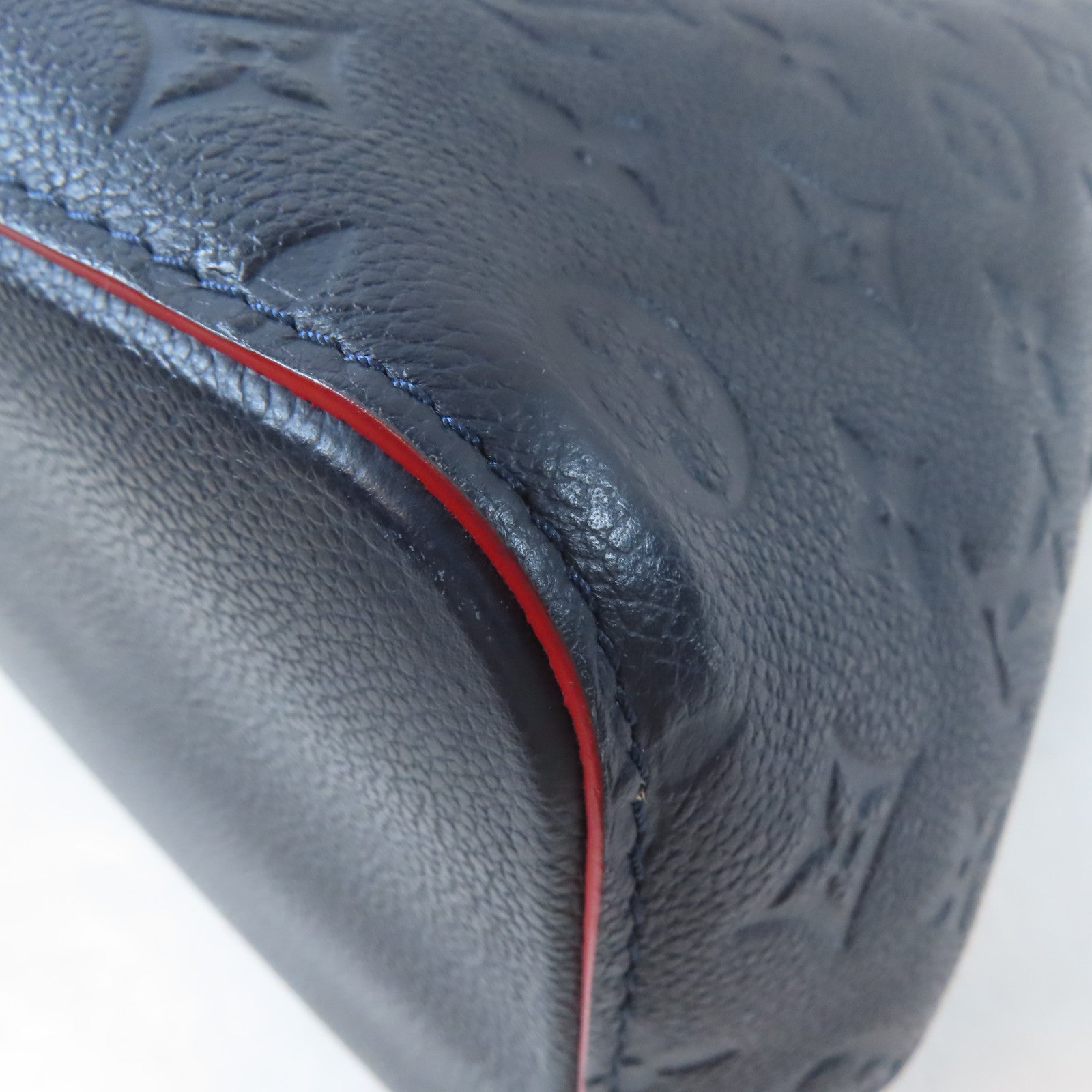 LOUIS VUITTON Monogram Empreinte Neo Noe金扣手挽肩背兩用袋深藍色