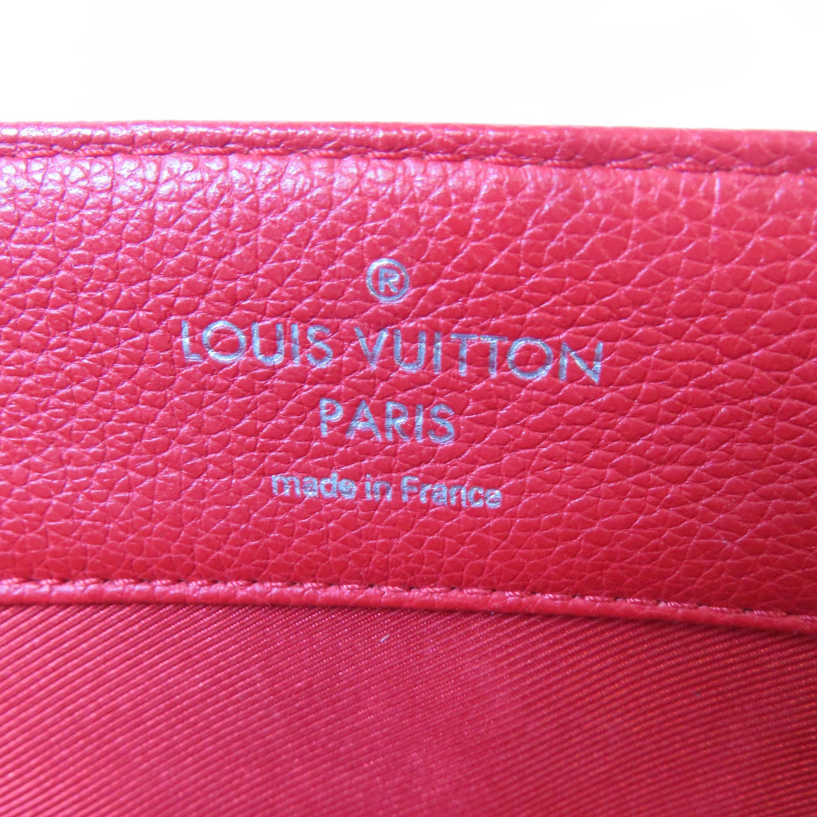 LOUIS VUITTON 【激減優惠】牛皮皮革Lock Me II銀扣手挽肩背兩用袋紅色