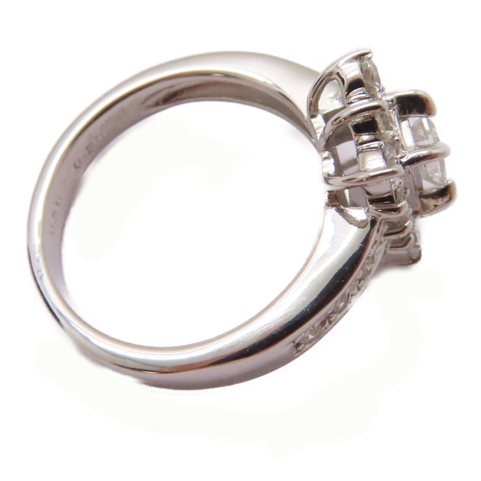 JEWELRY 【激減優惠】18K白金0.5ct鑽石/0.2ct鑽石Diamond Ring戒指US#5.25