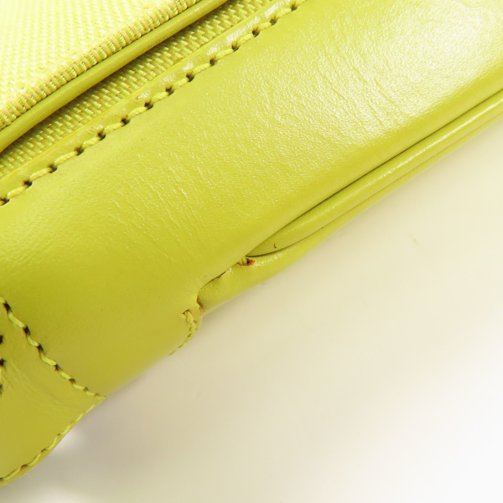 GUCCI GG SHW Shoulder Bag Canvas/Leather 0013820 Yellow