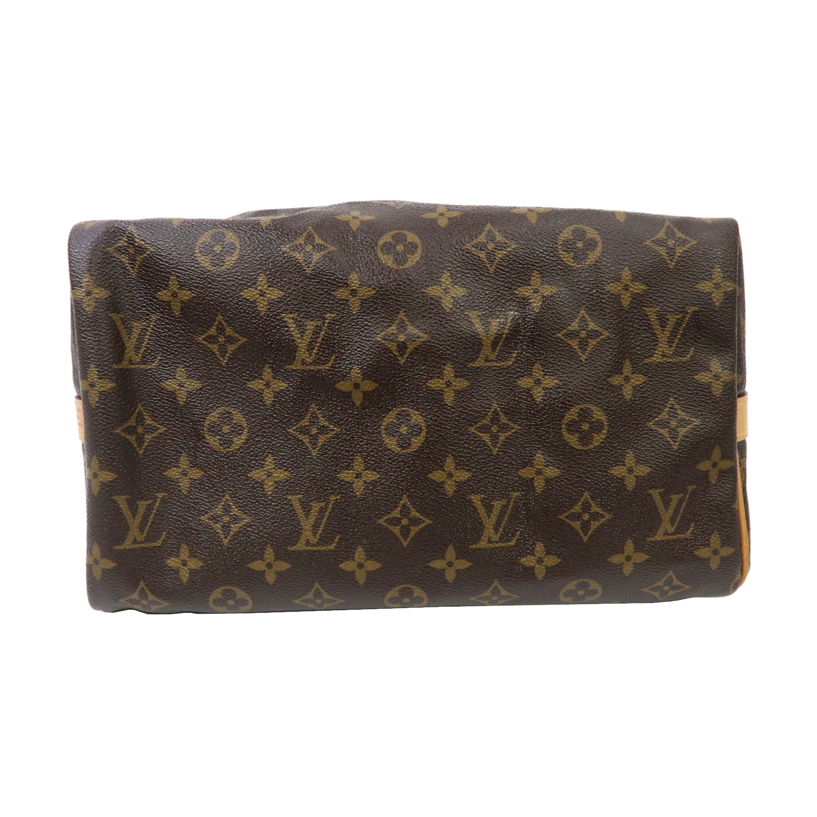 LOUIS VUITTON Monogram Speedy Bandouliere 30金扣手挽肩背兩用袋啡色