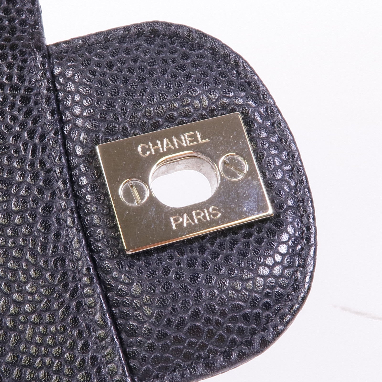 CHANEL 牛皮皮革Classic 25銀扣鏈帶肩背袋