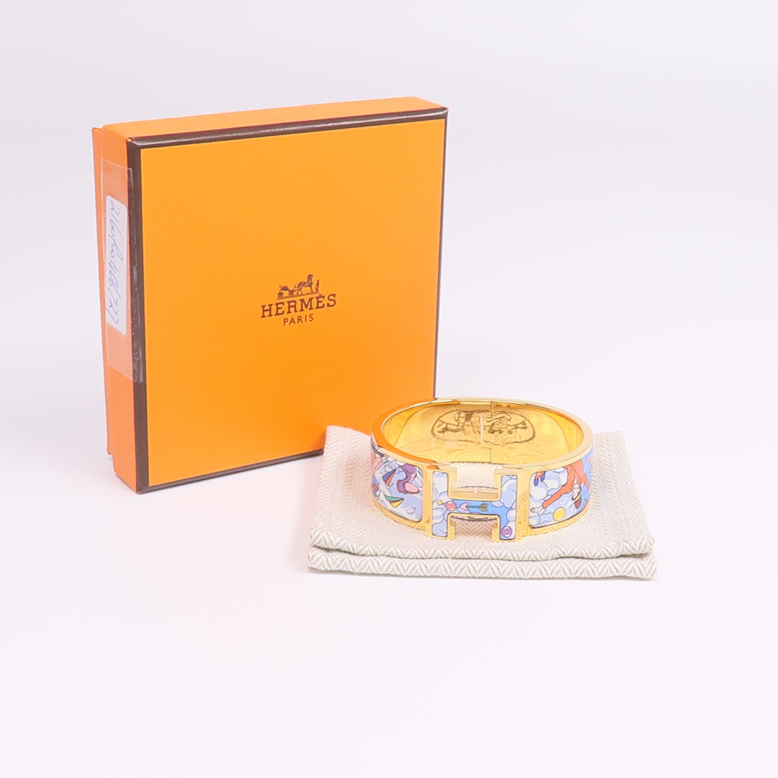 HERMES 金屬/琺瑯Clic-Clac H手鐲