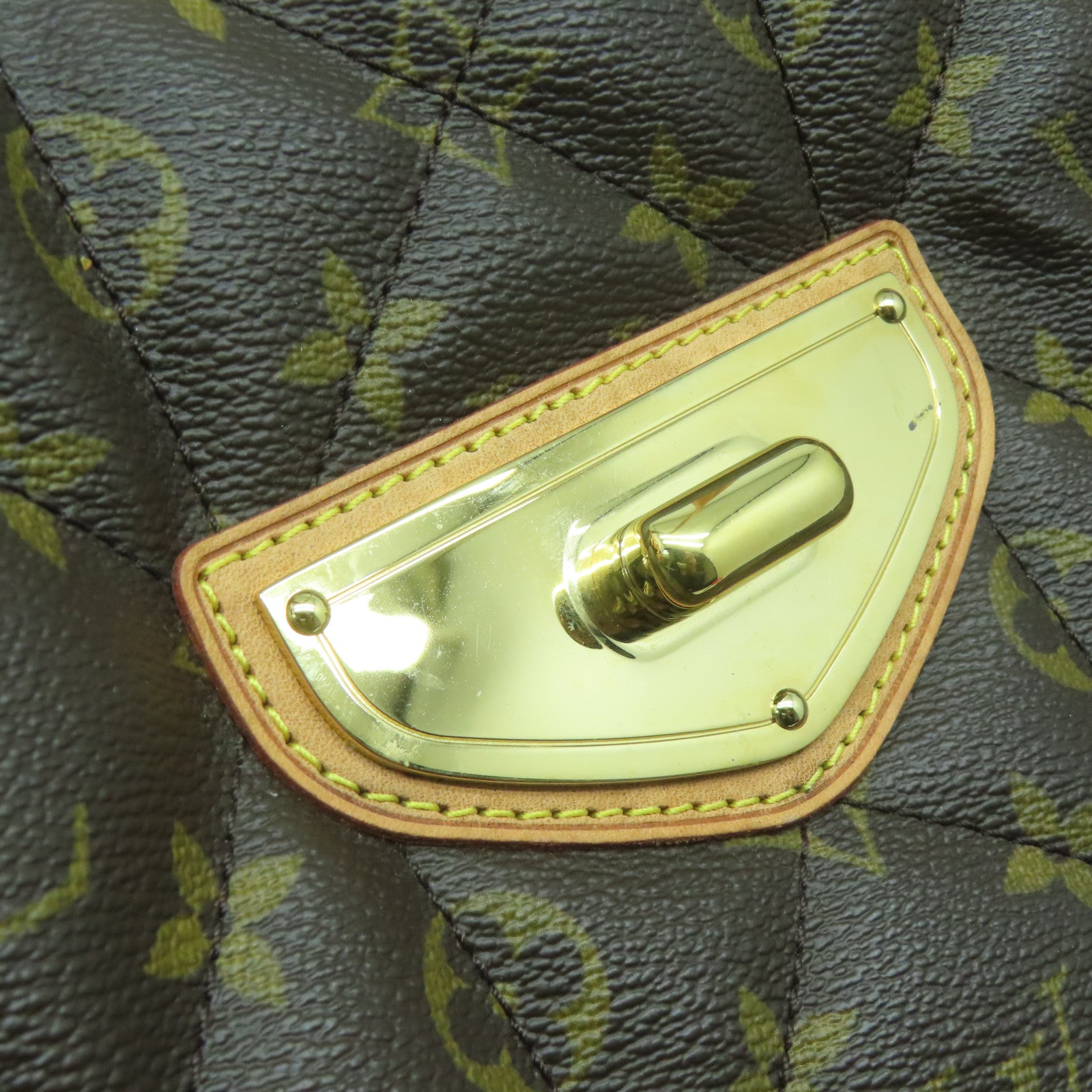 LOUIS VUITTON Monogram Etoile Shopper金扣肩背袋啡色