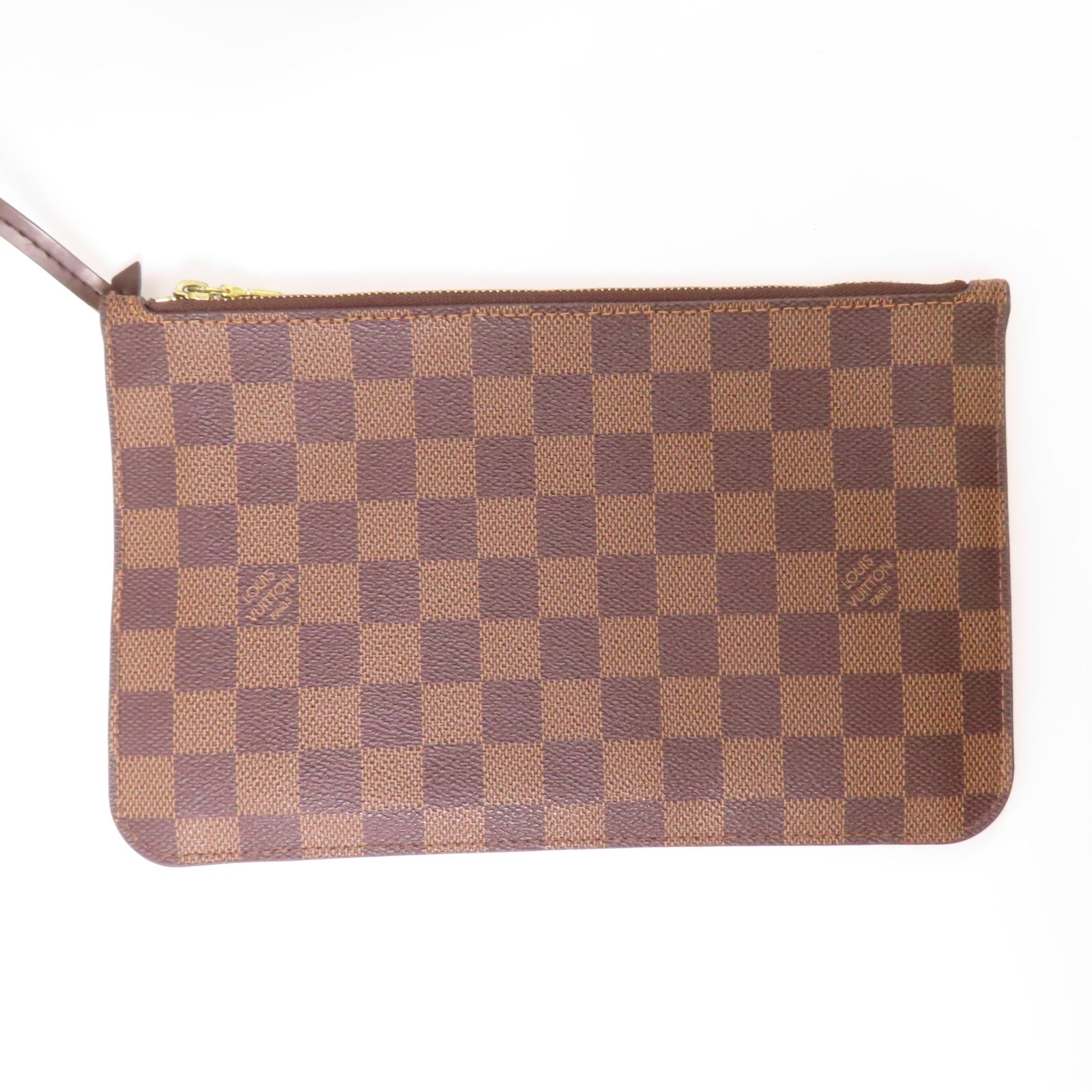 LOUIS VUITTON Damier Neverfull金扣肩背袋