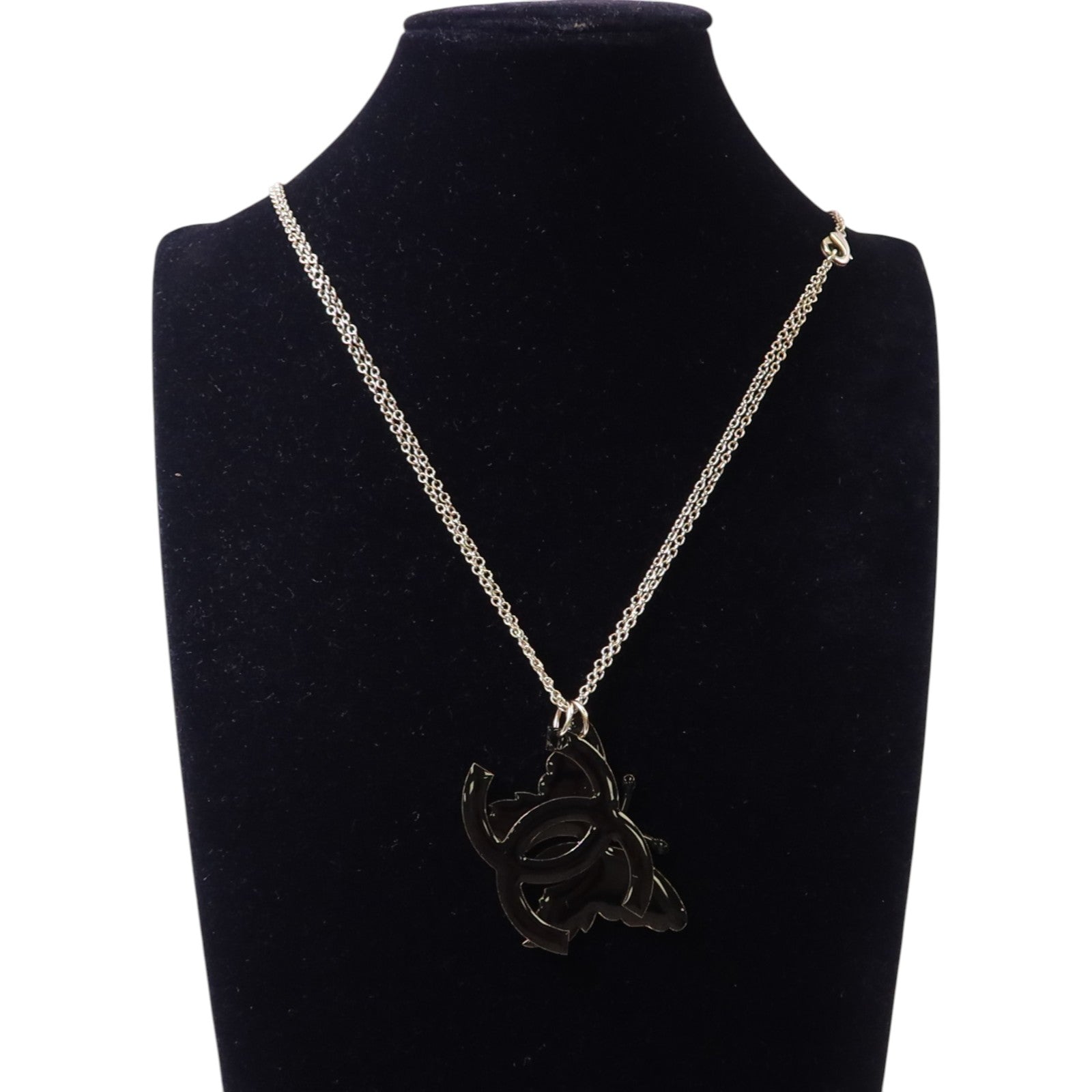 CHANEL 金屬/琺瑯Necklace金扣項鏈