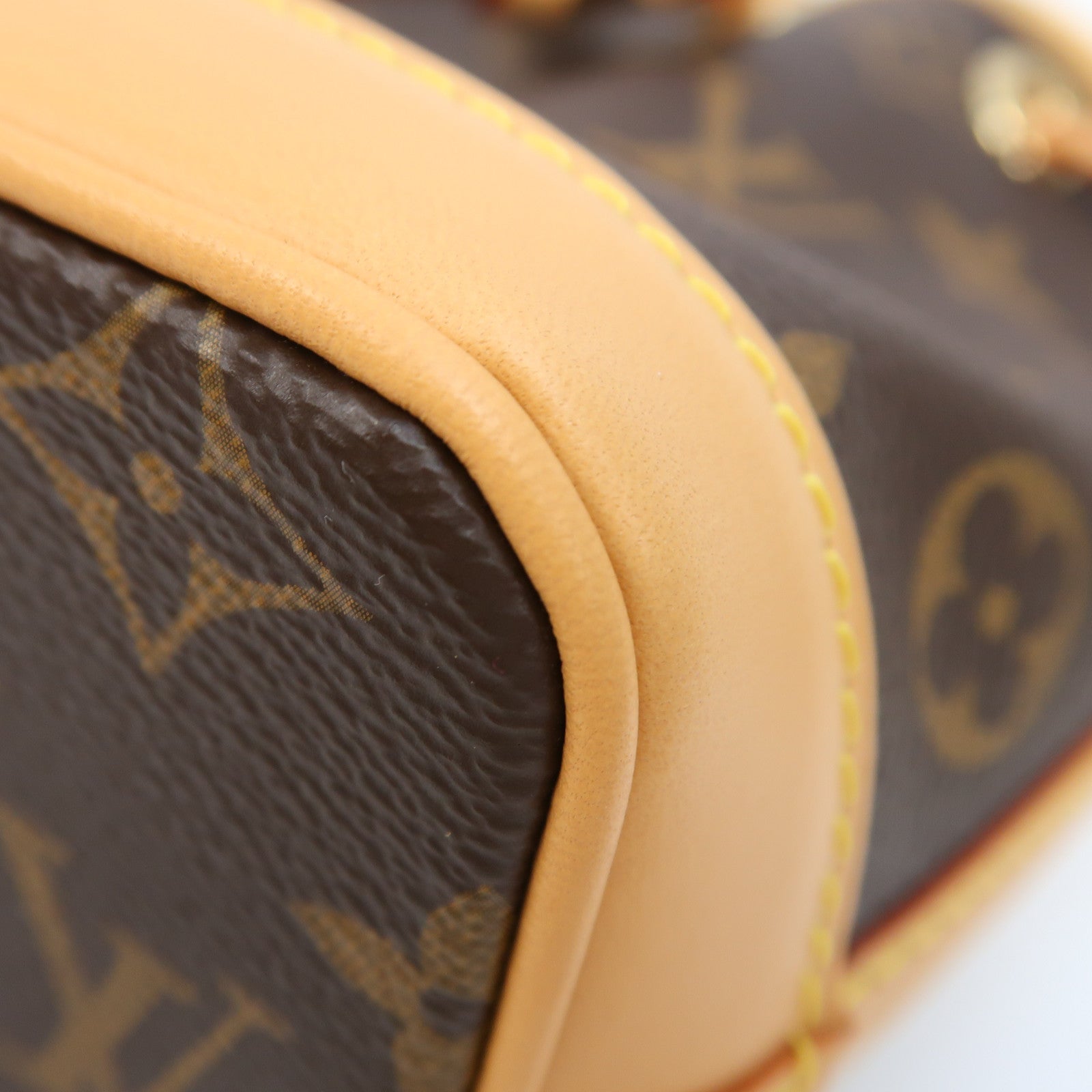LOUIS VUITTON Monogram Nano Noe金扣手挽肩背兩用袋啡色
