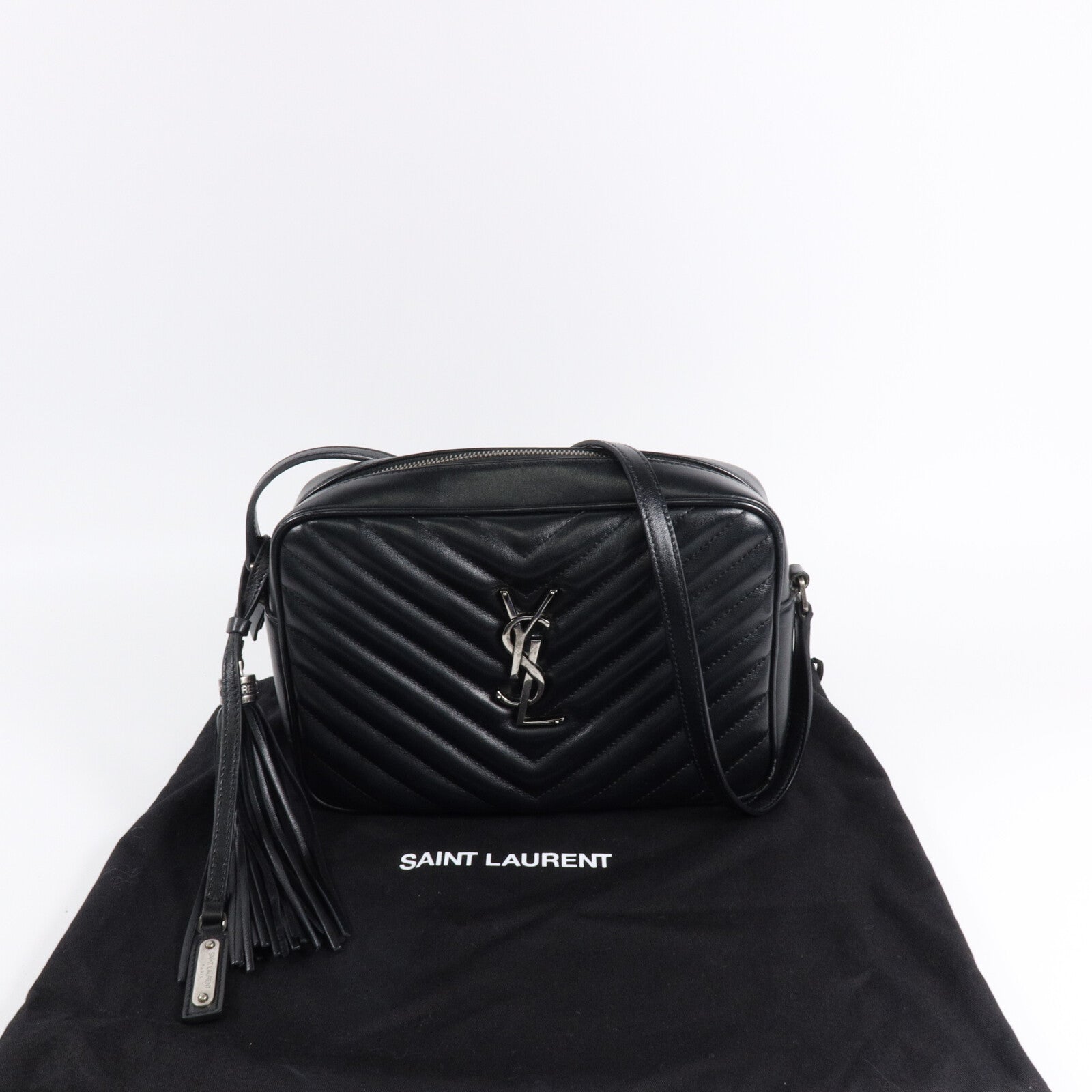 SAINT LAURENT 牛皮皮革Lou Camera Bag肩背袋