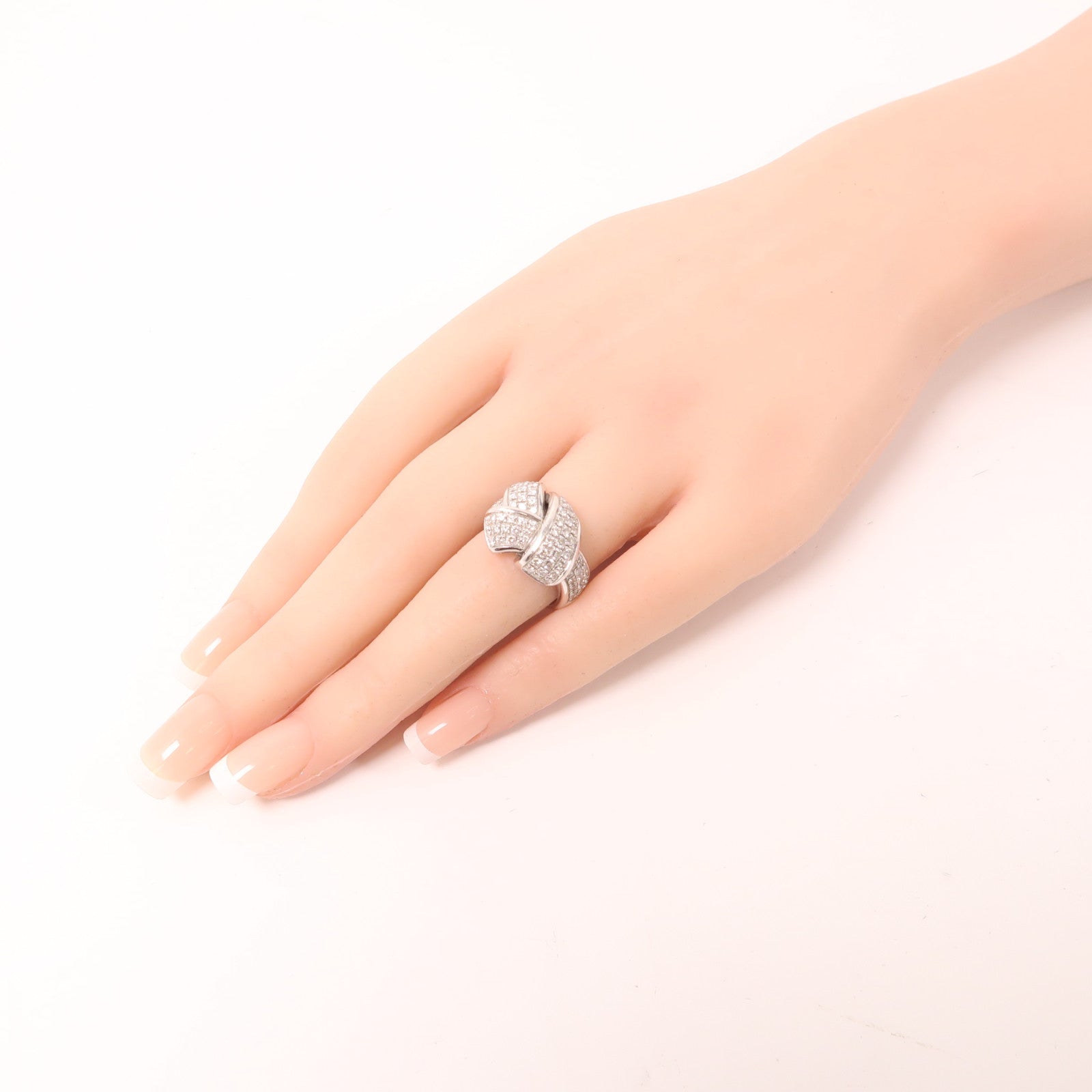 JEWELRY 【激減優惠】18K白金Diamond Ring鑽石戒指US#6
