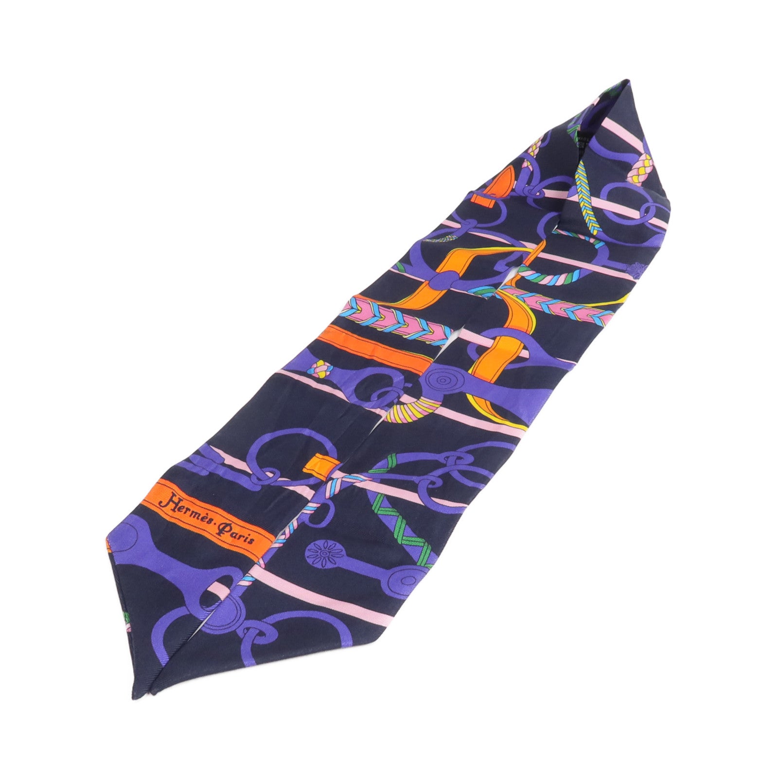 HERMES 【激減優惠】絲質Twilly絲巾