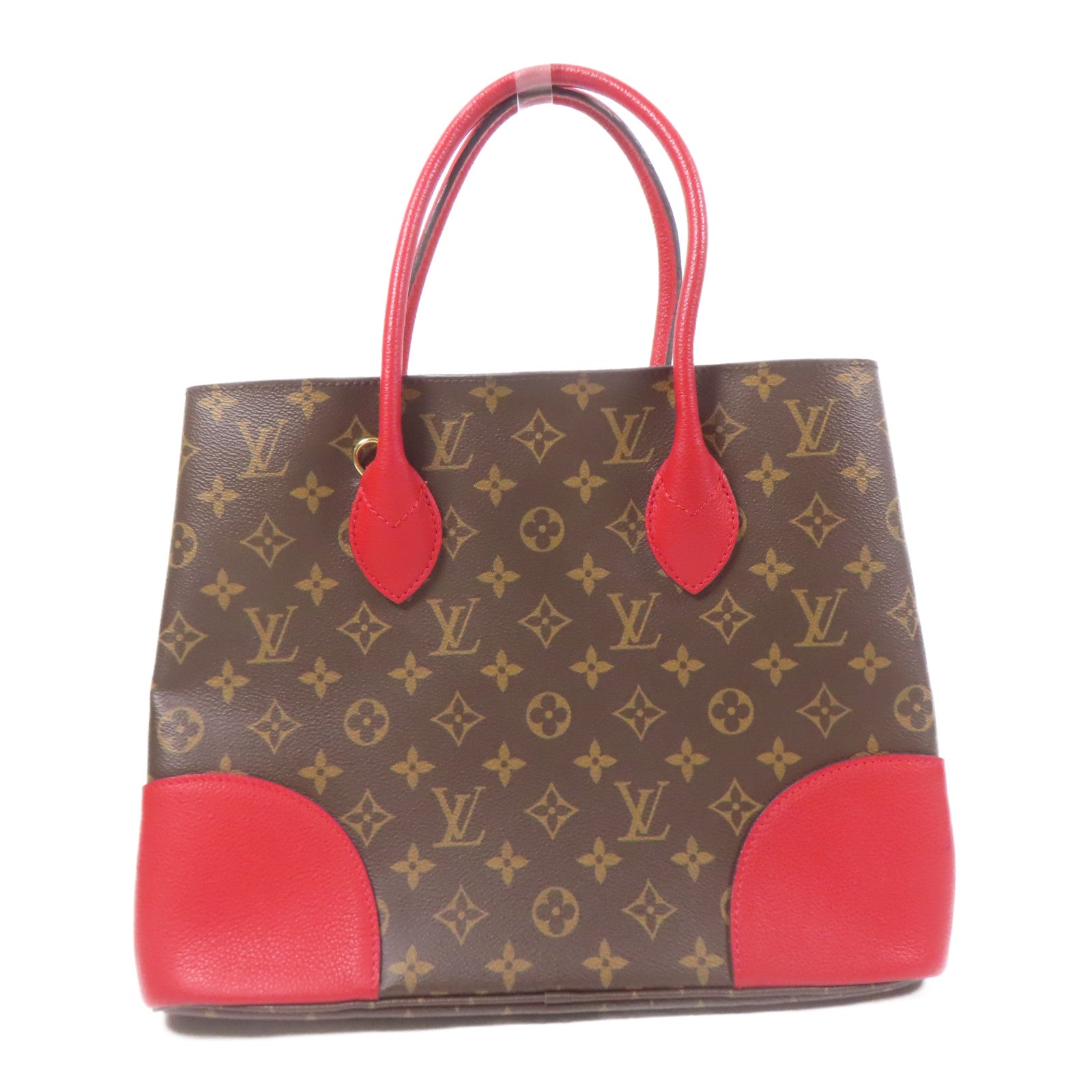 LOUIS VUITTON LV GHW Flandrin 2way Shoulder Bag M41596 Monogram Brown/Red