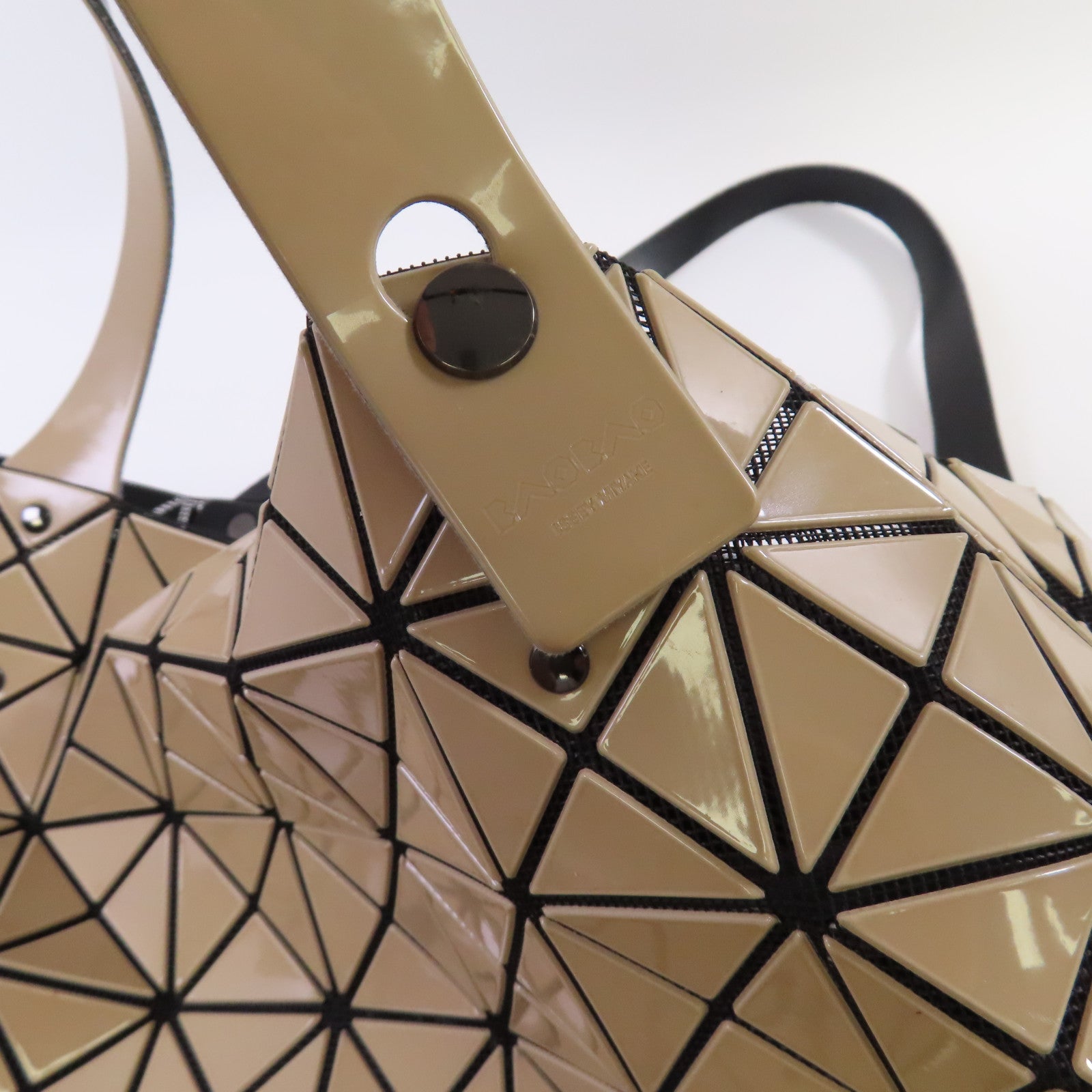 ISSEY MIYAKE PVC Baobao Tote Bag手挽袋杏色