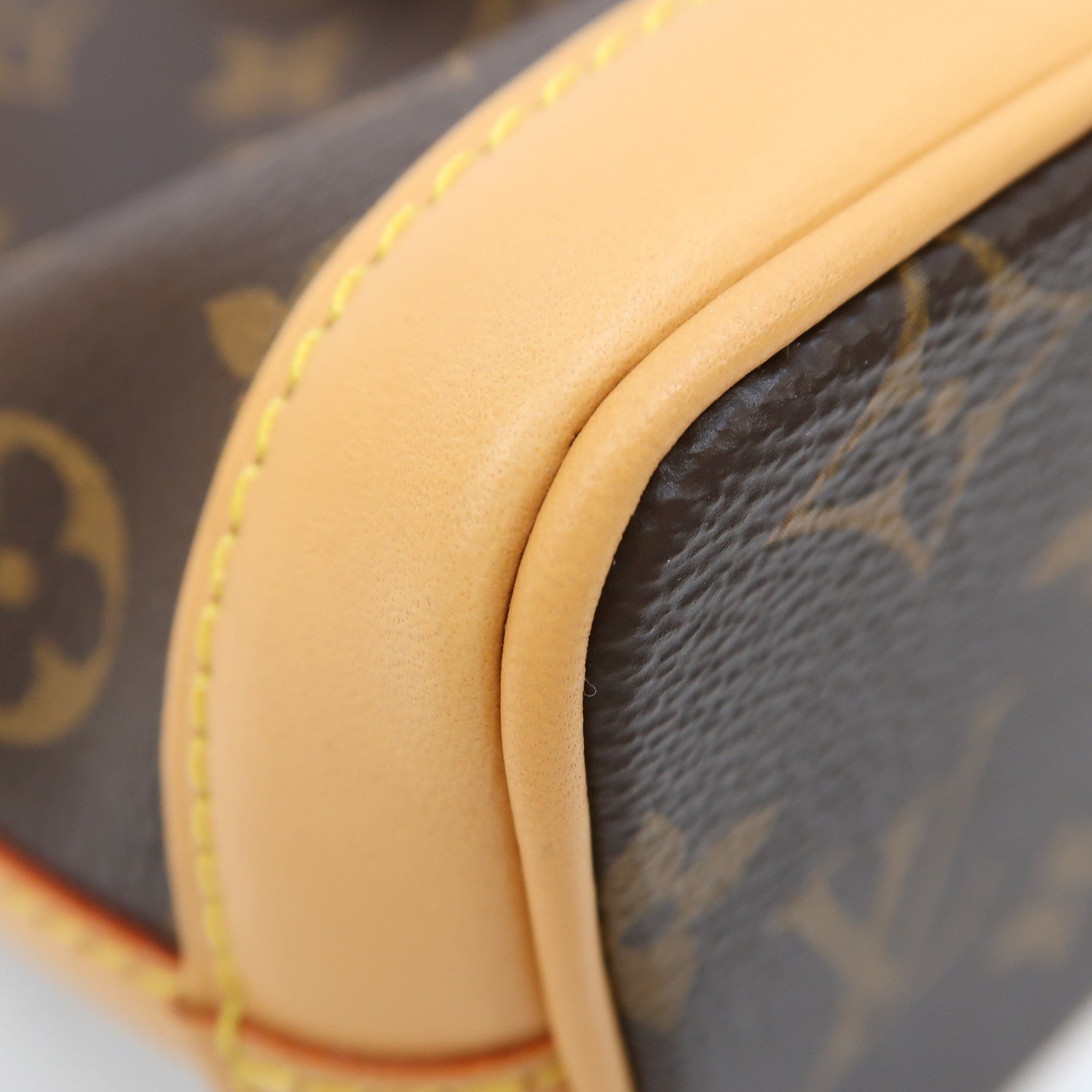 LOUIS VUITTON Monogram Nano Noe金扣手挽肩背兩用袋啡色