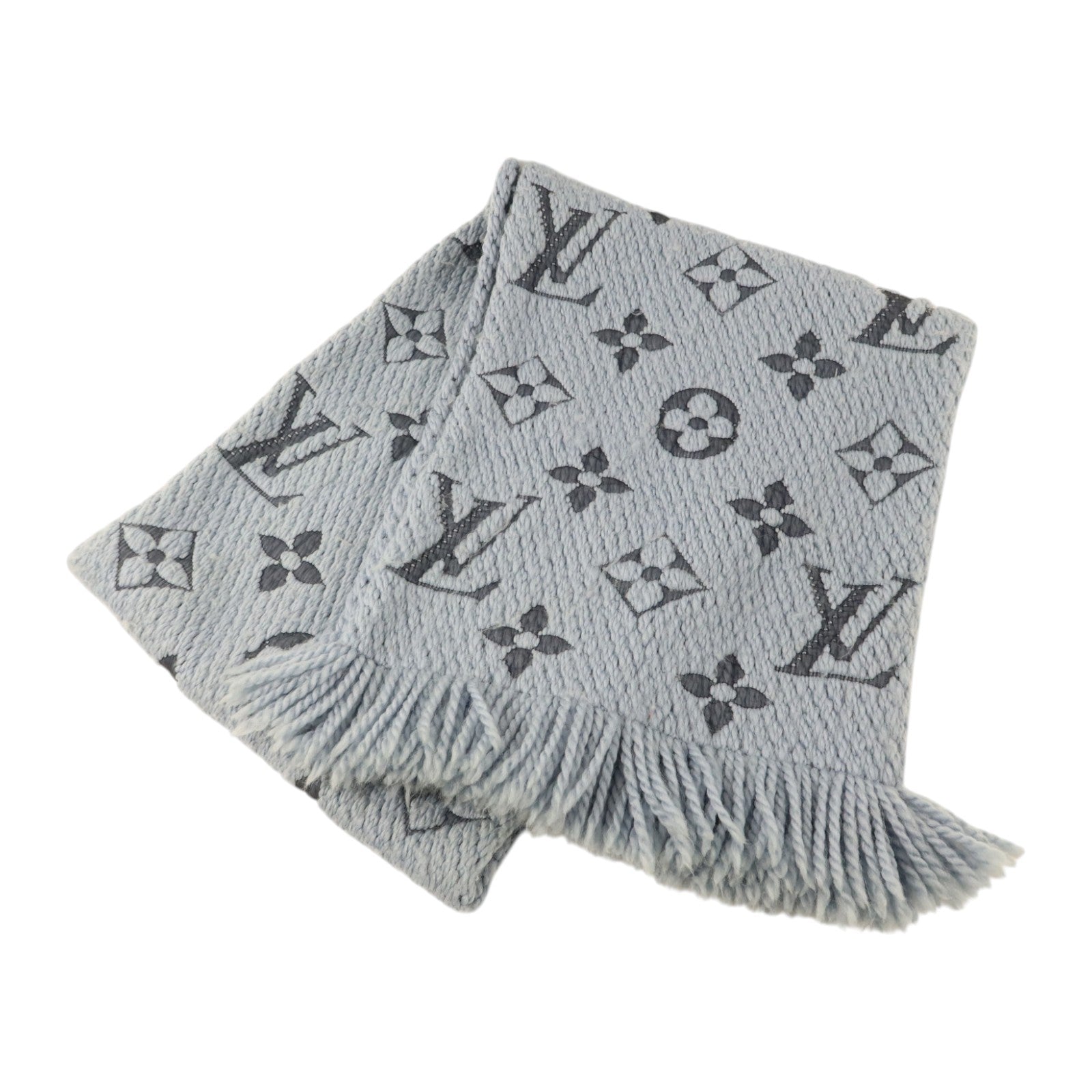 LOUIS VUITTON 羊毛/絲巾Escharp Logomania Muffler圍巾