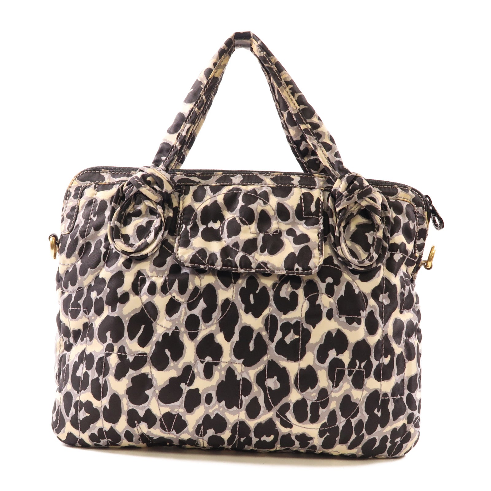 MARC BY MARC JACOBS 尼龍2 Way Shoulder金扣手挽肩背兩用袋