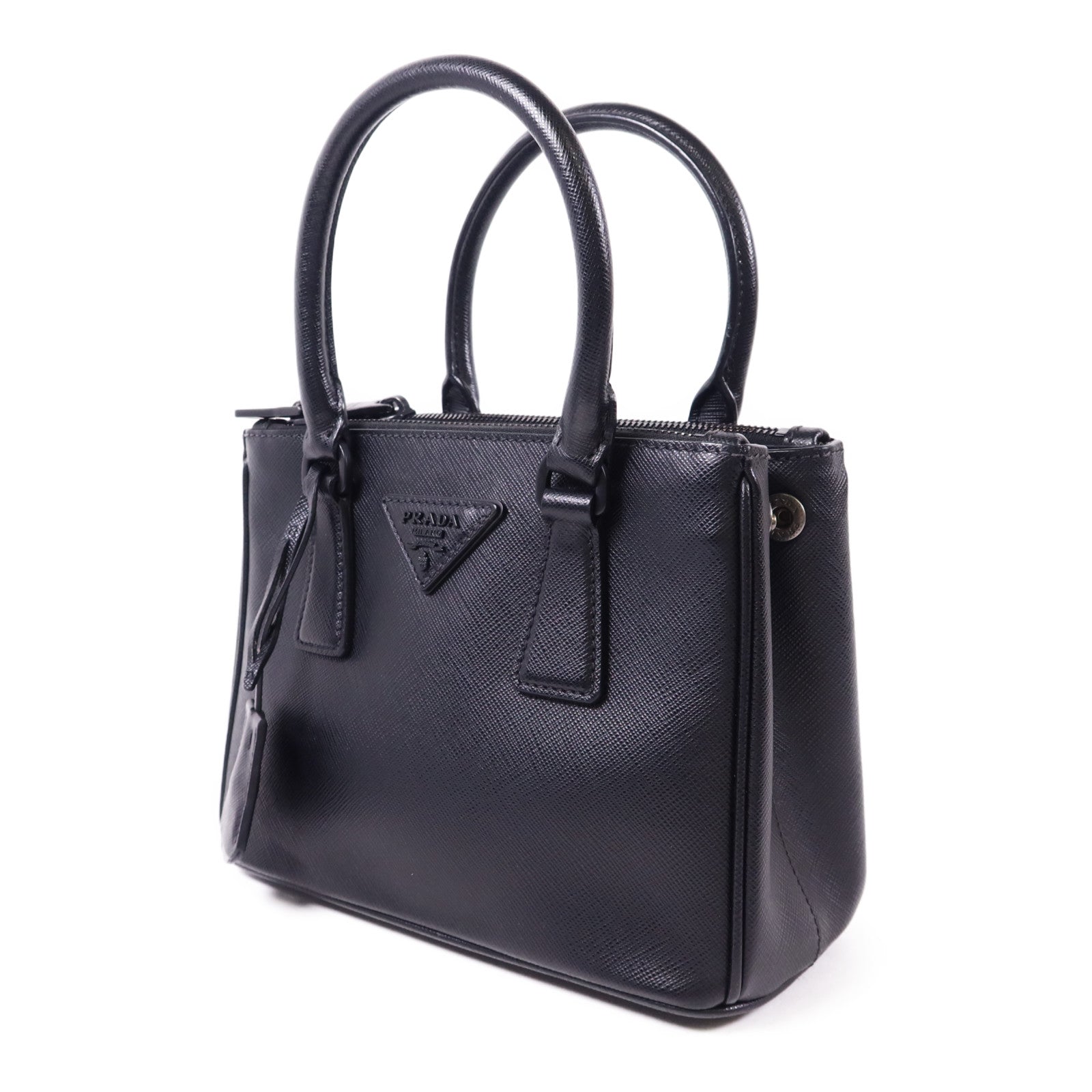 PRADA Saffiano皮革Galleria Nano手挽肩背兩用袋